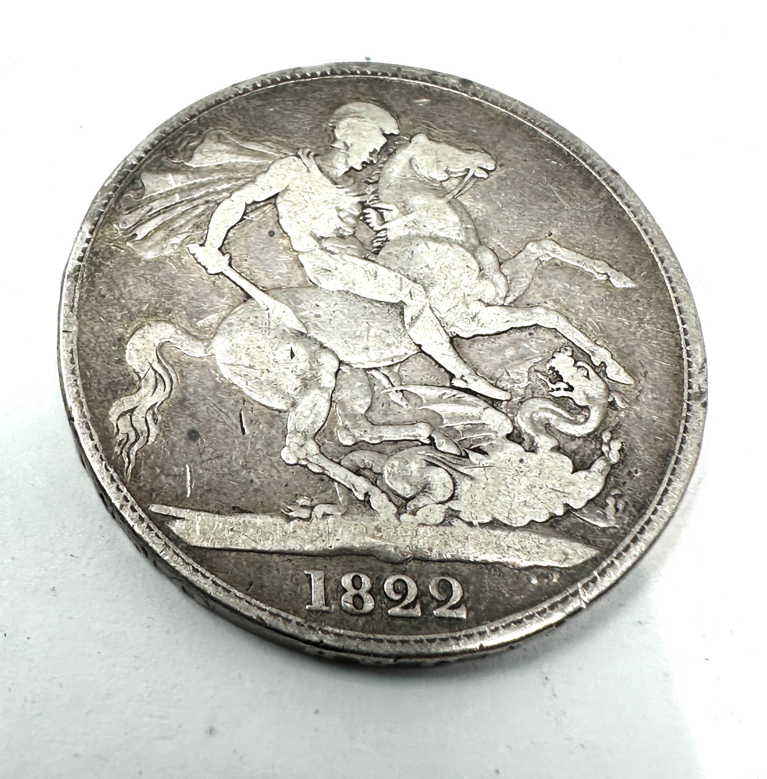 Georgian 1822 silver crown - Image 2 of 3