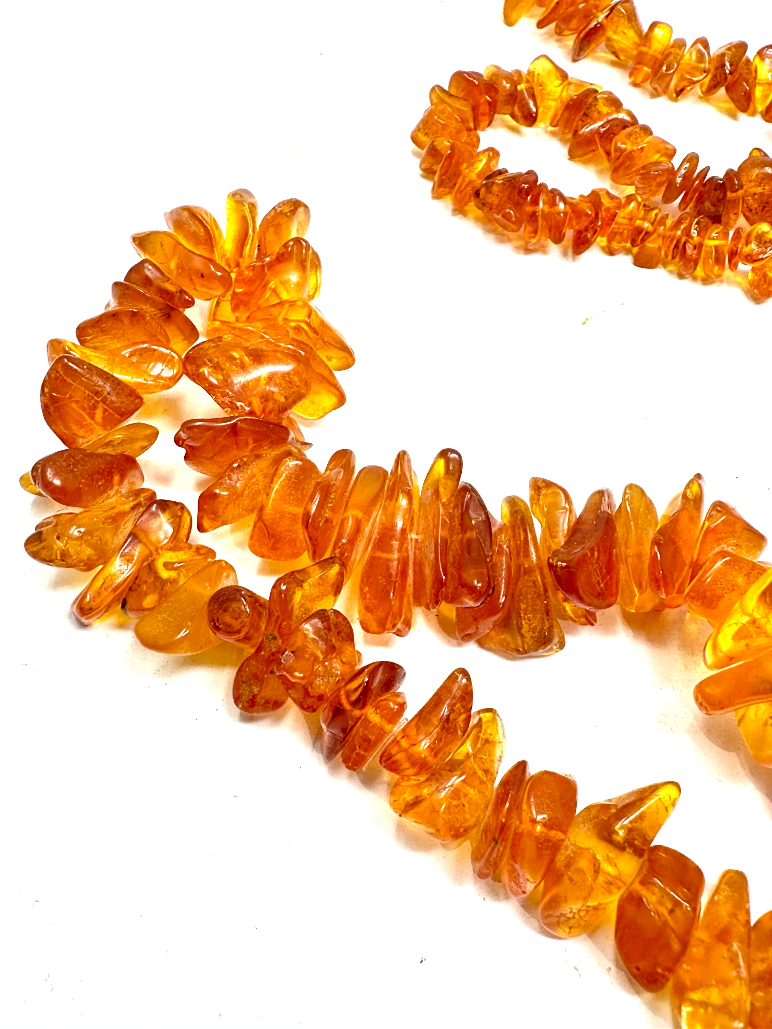 Amber jewellery necklaces weight 159g - Image 3 of 6