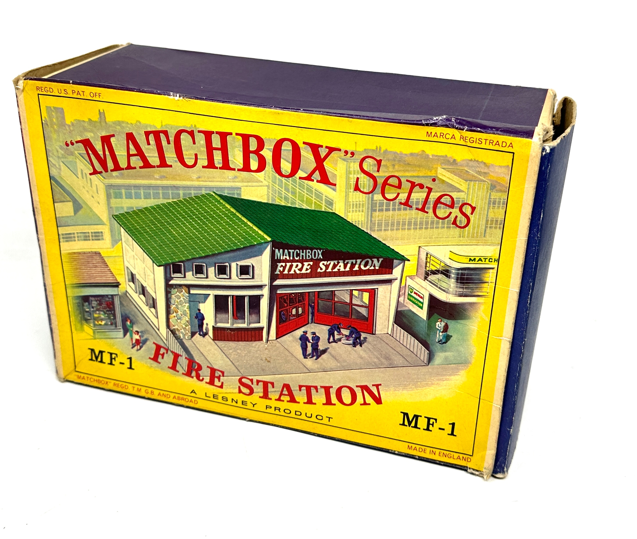 Original boxed Matchbox series MF-1 Fire Station - Image 4 of 4