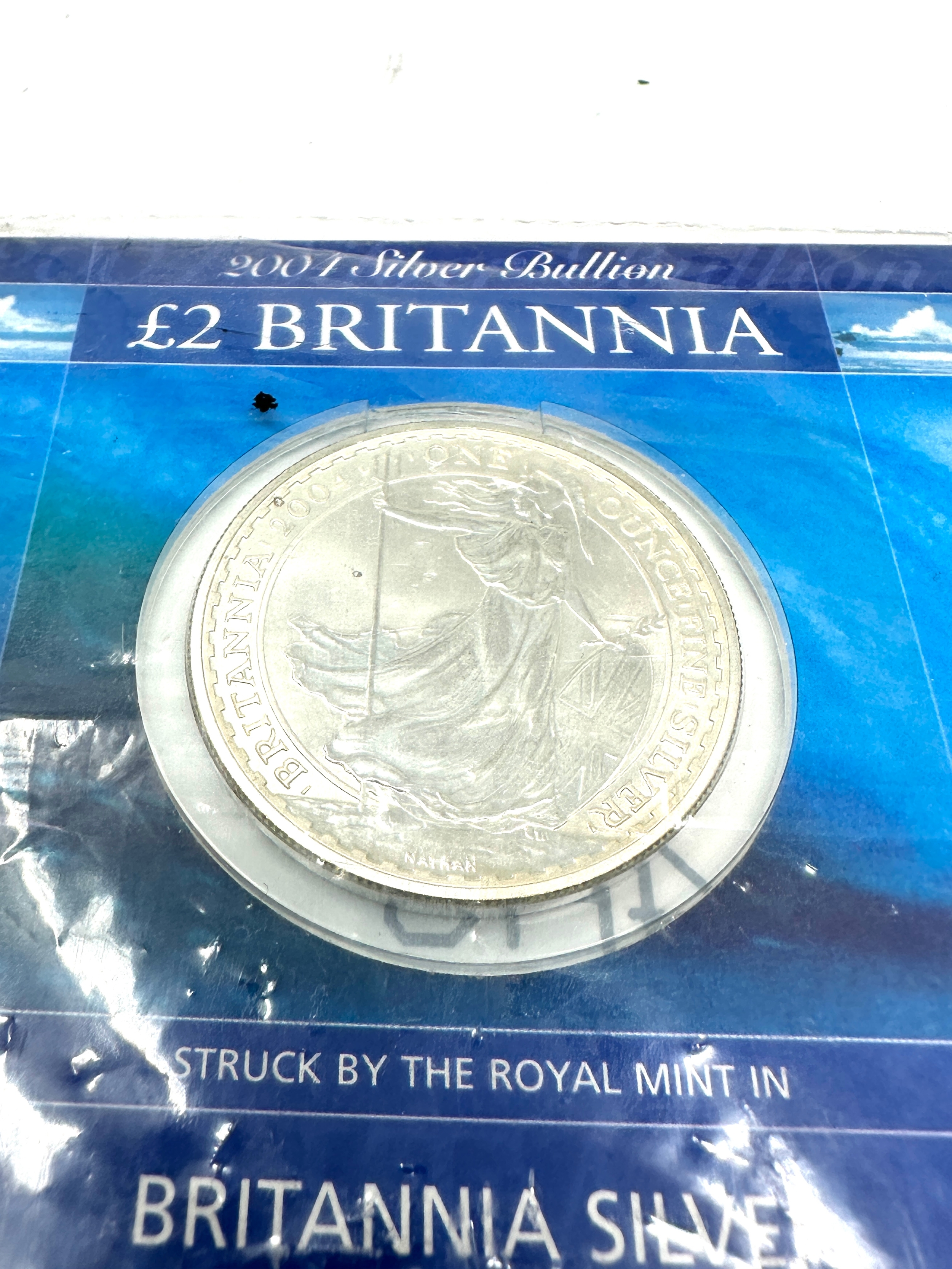 2004 Silver £2 Britannia In Original Royal Mint Sleeve Coin Sealed 1oz - Image 2 of 3