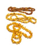 Amber jewellery necklaces weight 110g