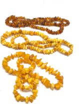 Amber jewellery necklaces weight 110g