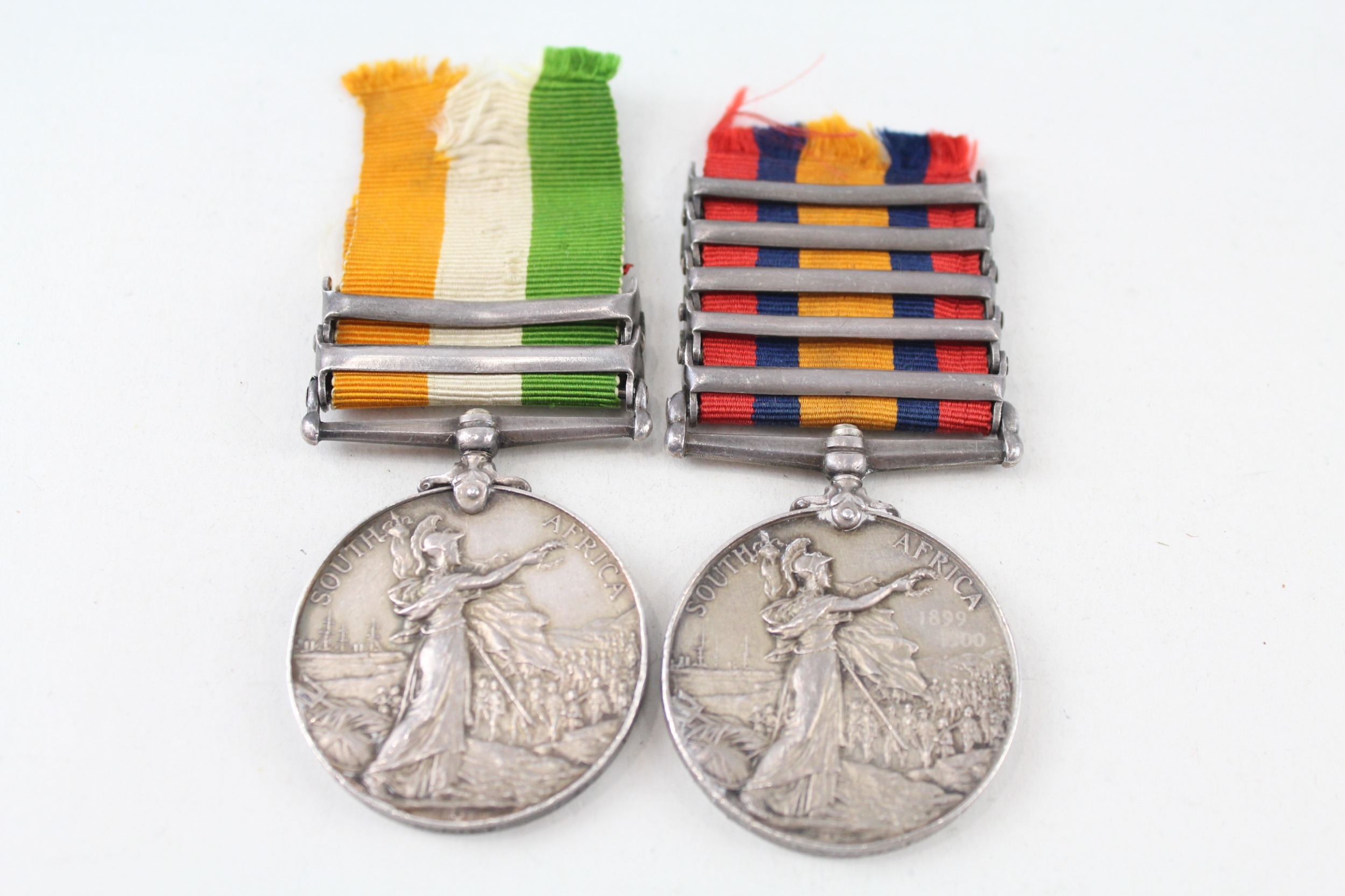 Boer War Medal Pair Named 4521 Pte. A Cummings Royal Lancs - Image 6 of 8
