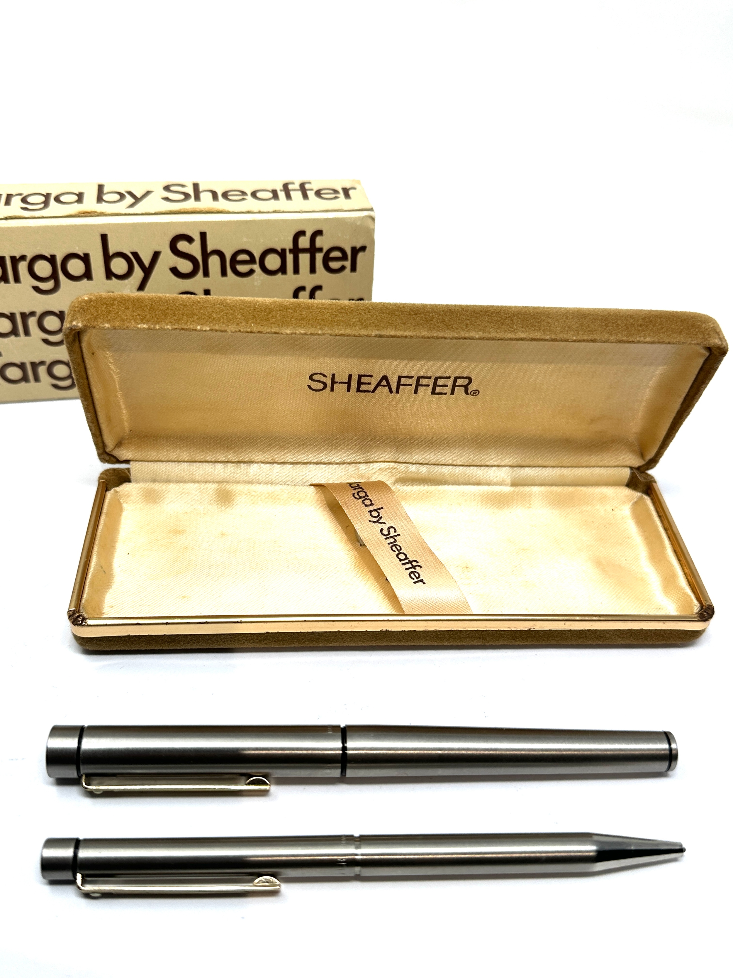 Sheaffer Targa 1005 Ballpoint & Fountain Pen 14ct gold fountain pen - Image 4 of 4