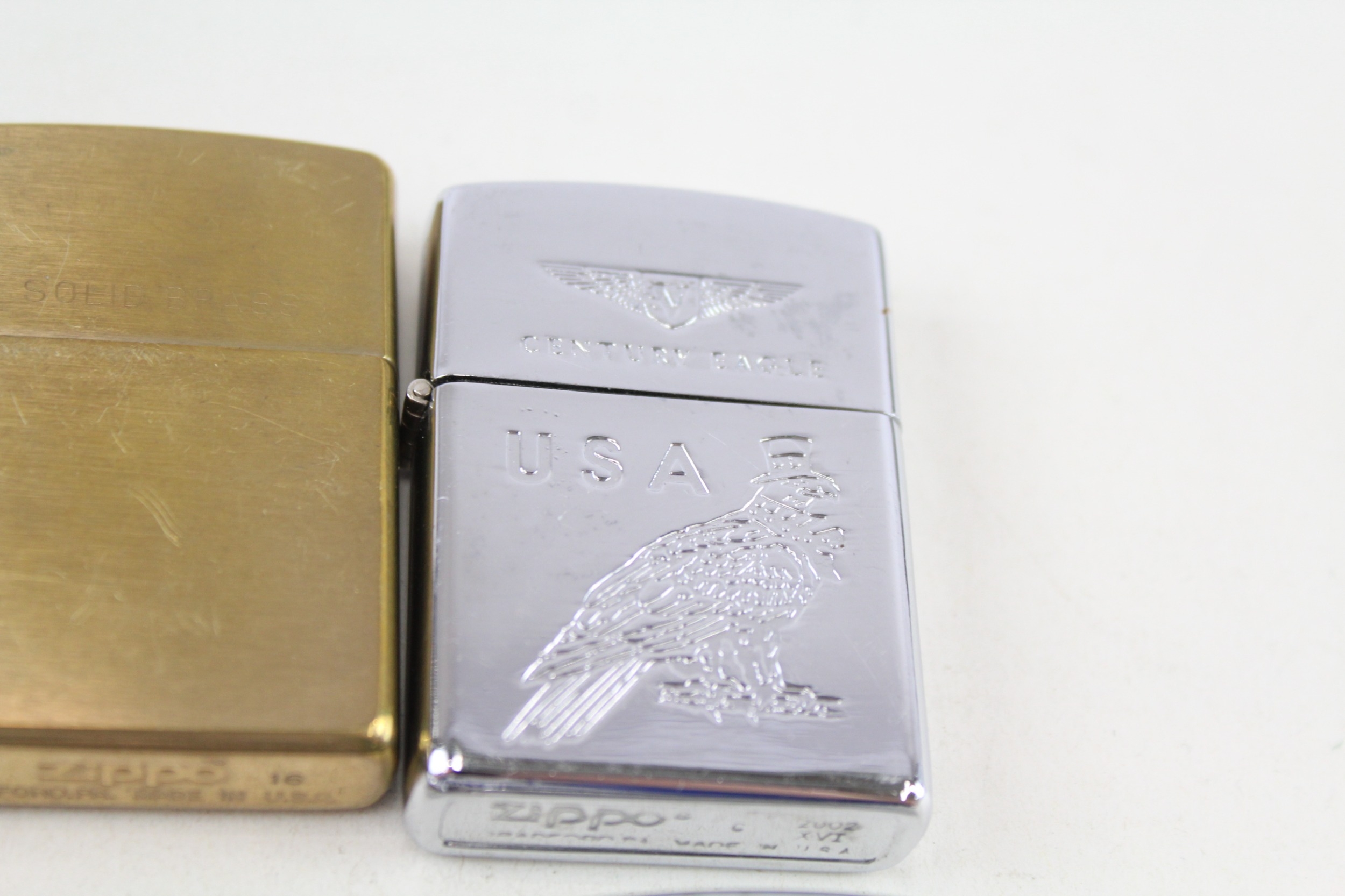 8 x Zippo Lighters Inc Vintage US Army Scrimshaw Indianapolis Speedway Etc - Image 5 of 6