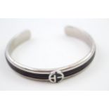 A silver bangle by Emporio Armani (40g)