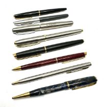 selection of fountain pens and pencils