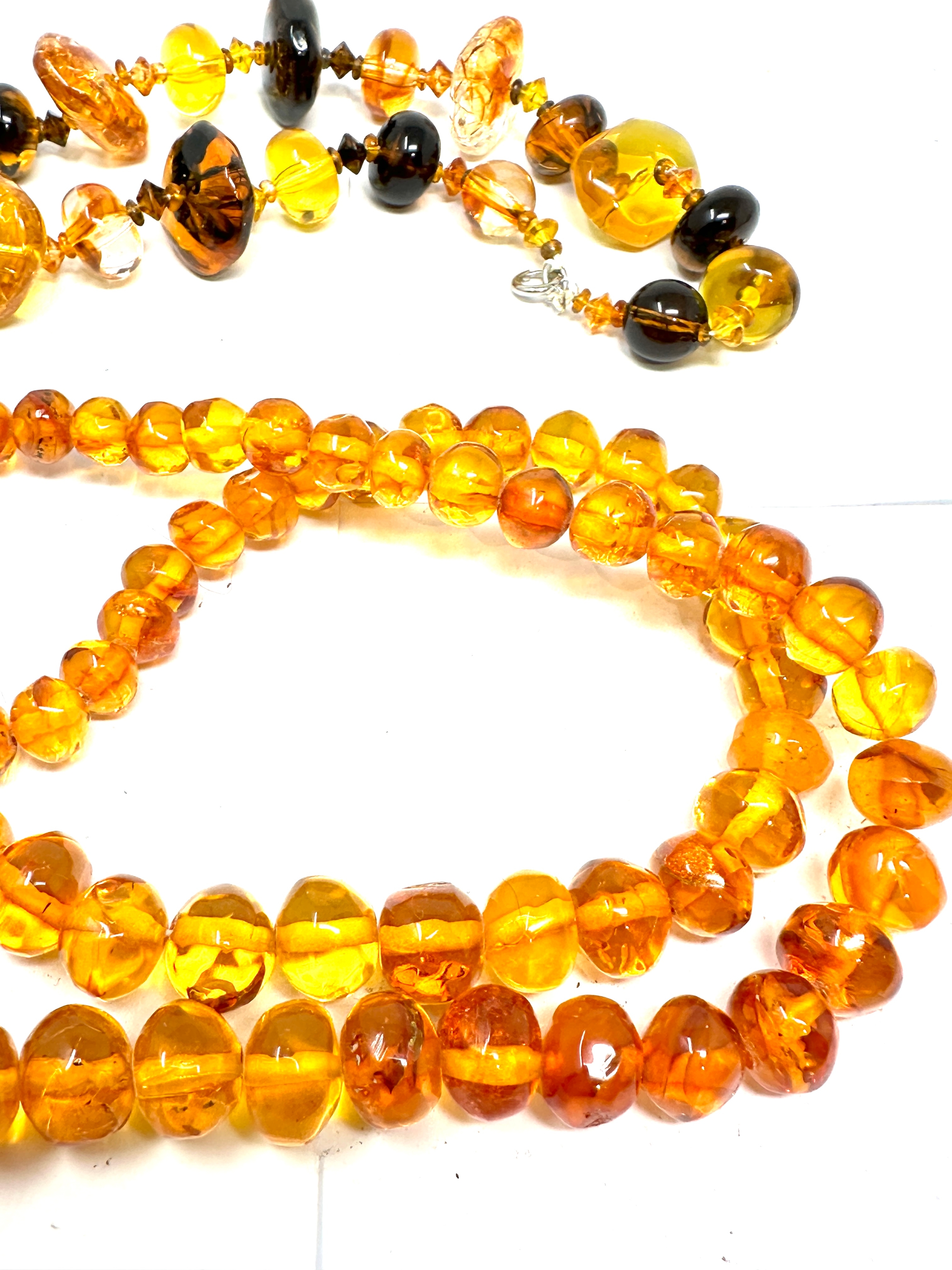 amber jewellery necklaces weight 159g - Image 4 of 4