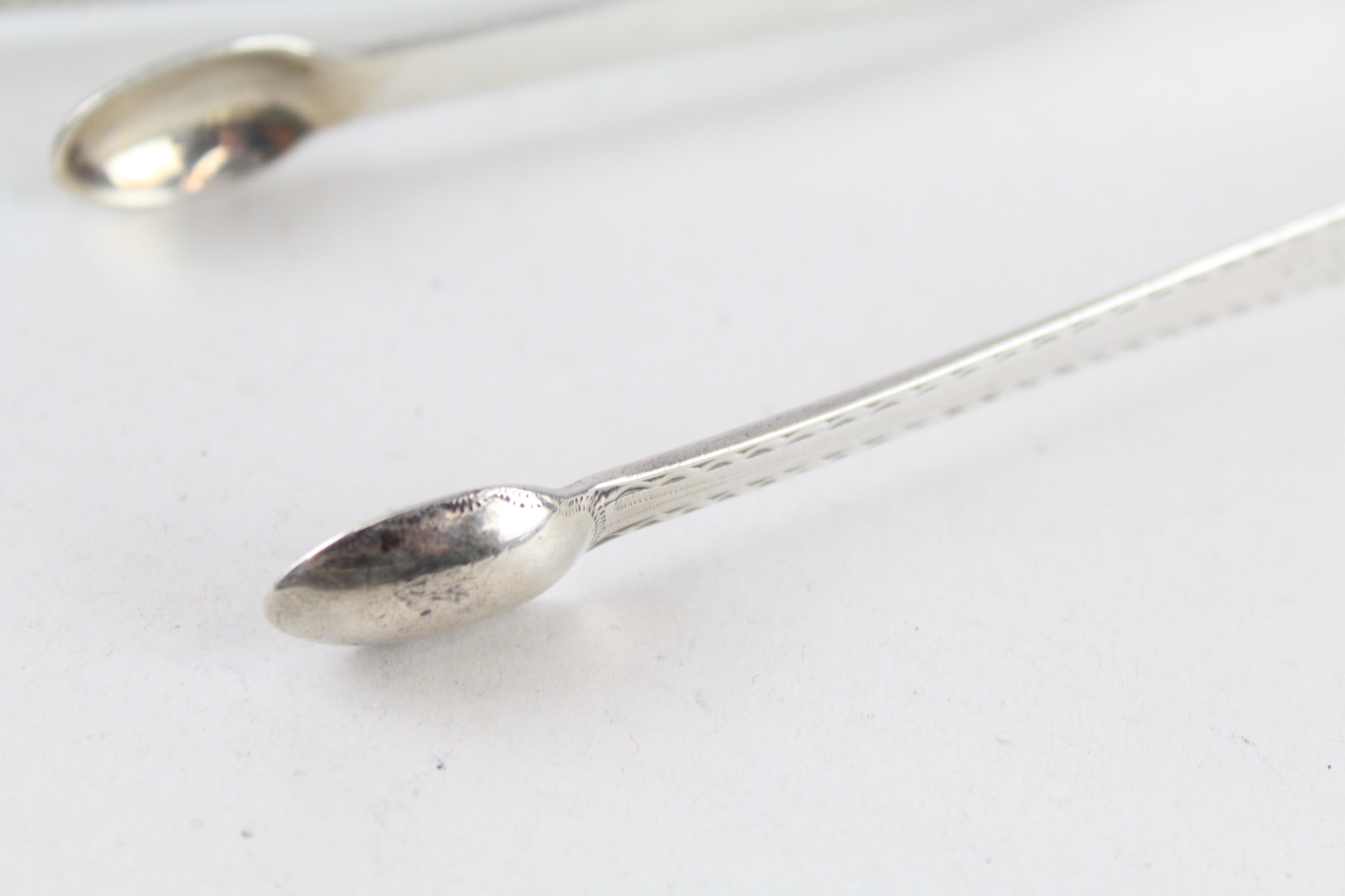 2 x .925 sterling georgian sugar tongs - Image 4 of 5