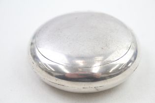 edwardian .925 sterling squeeze action snuff box