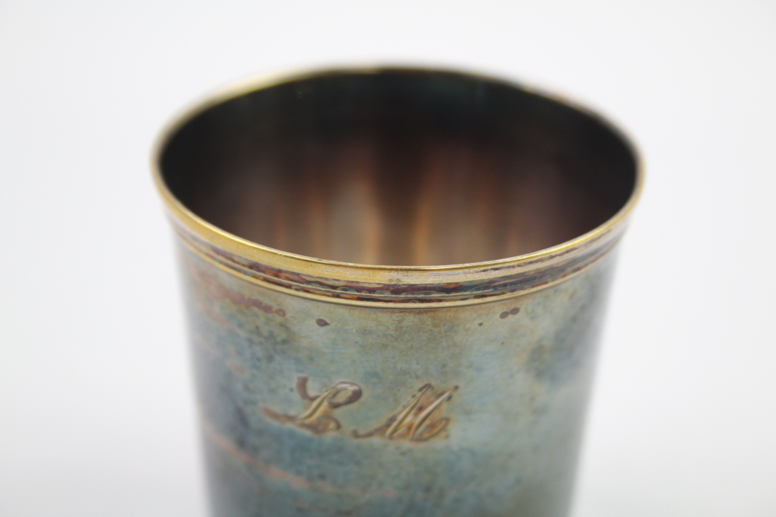 Christofel silver plated beaker / cup - Image 3 of 6