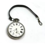 Antique military arrow marked open face pocket watch j.w.benson london the watch is ticking