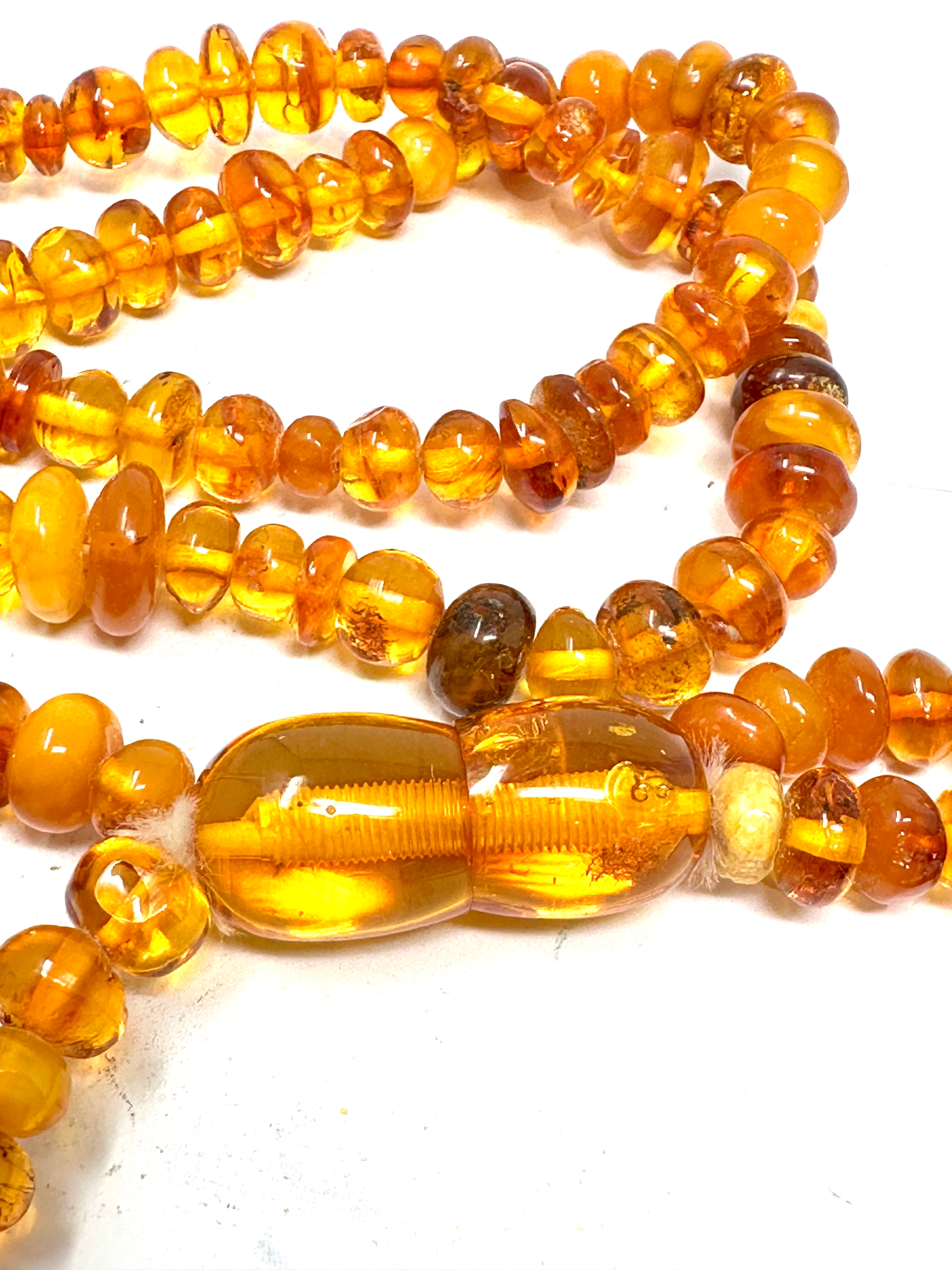 Amber jewellery necklace weight 107g - Image 5 of 5