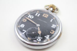 Mens Jaeger-Le Coultre GSTP Military Issue POCKET WATCH Hand Wind Working