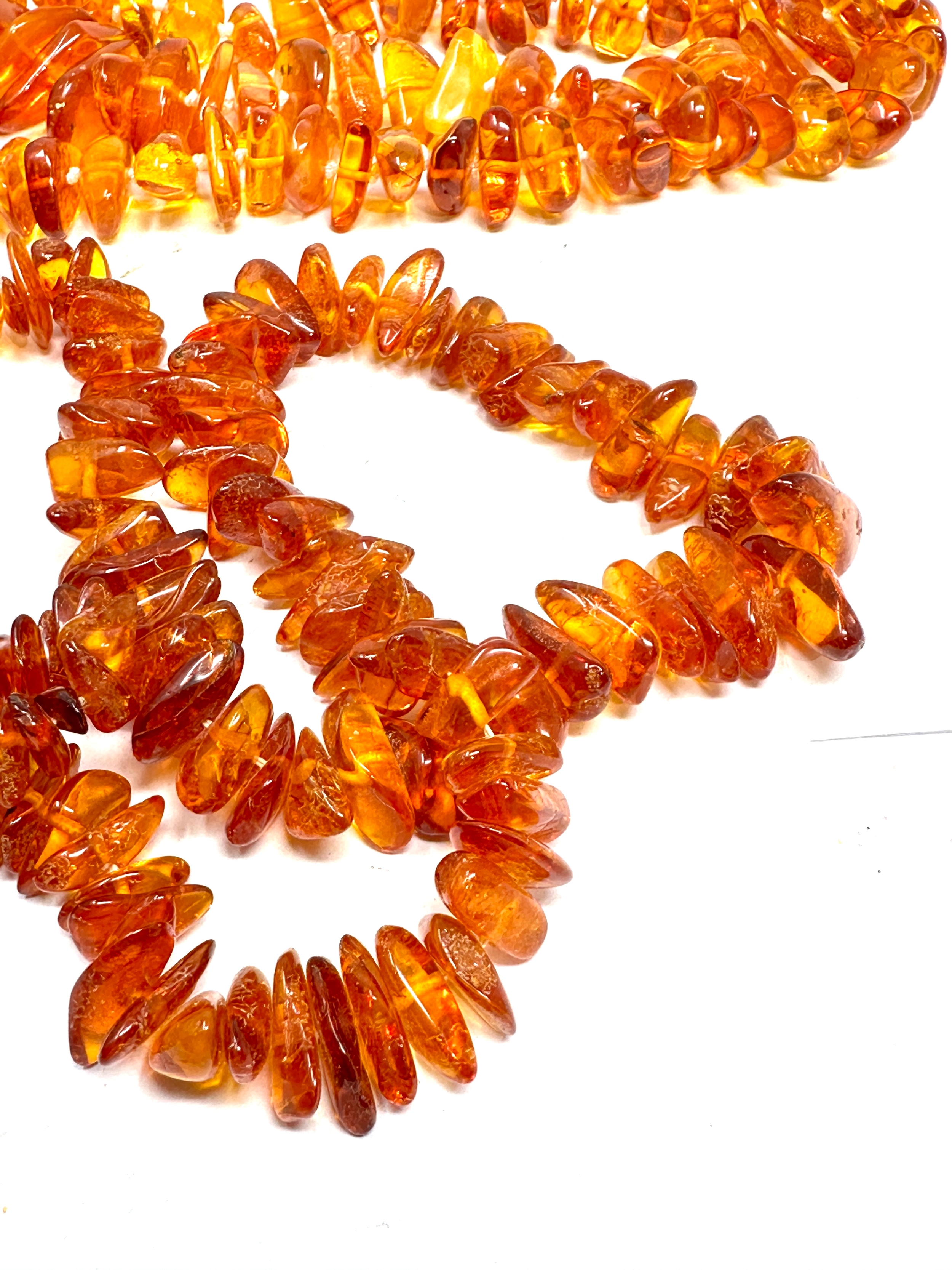 Amber jewellery necklaces weight 113g - Image 2 of 3