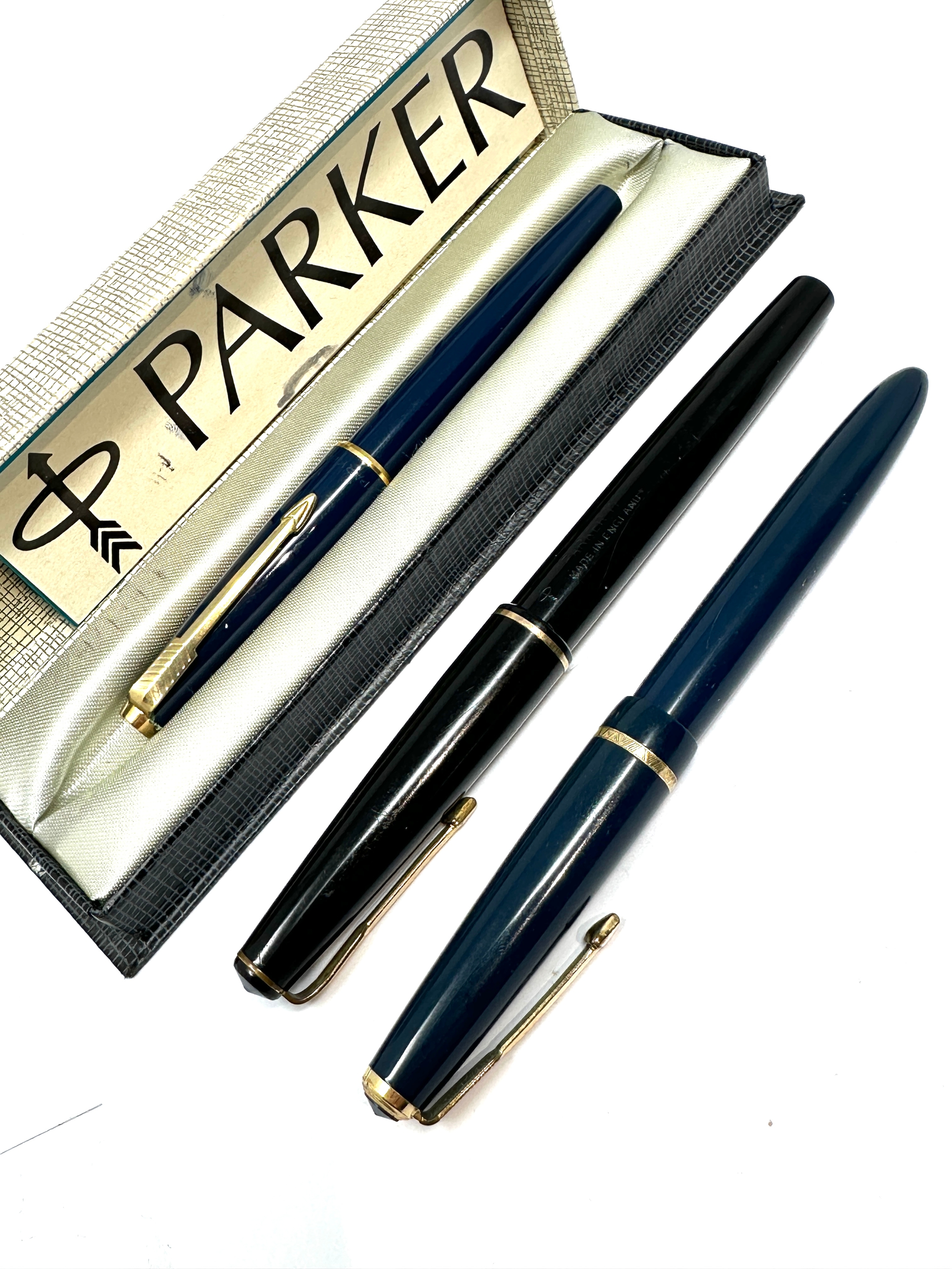 3 vintage parker fountain pens - Image 2 of 4