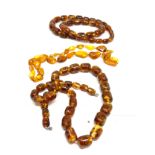 Amber jewellery necklaces weight 220g