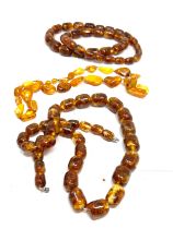 Amber jewellery necklaces weight 220g