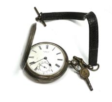 Antique fusee silver full hunter pocket watch barwise london the watch is not ticking