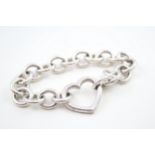 A silver bracelet by Tiffany and Co (46g)