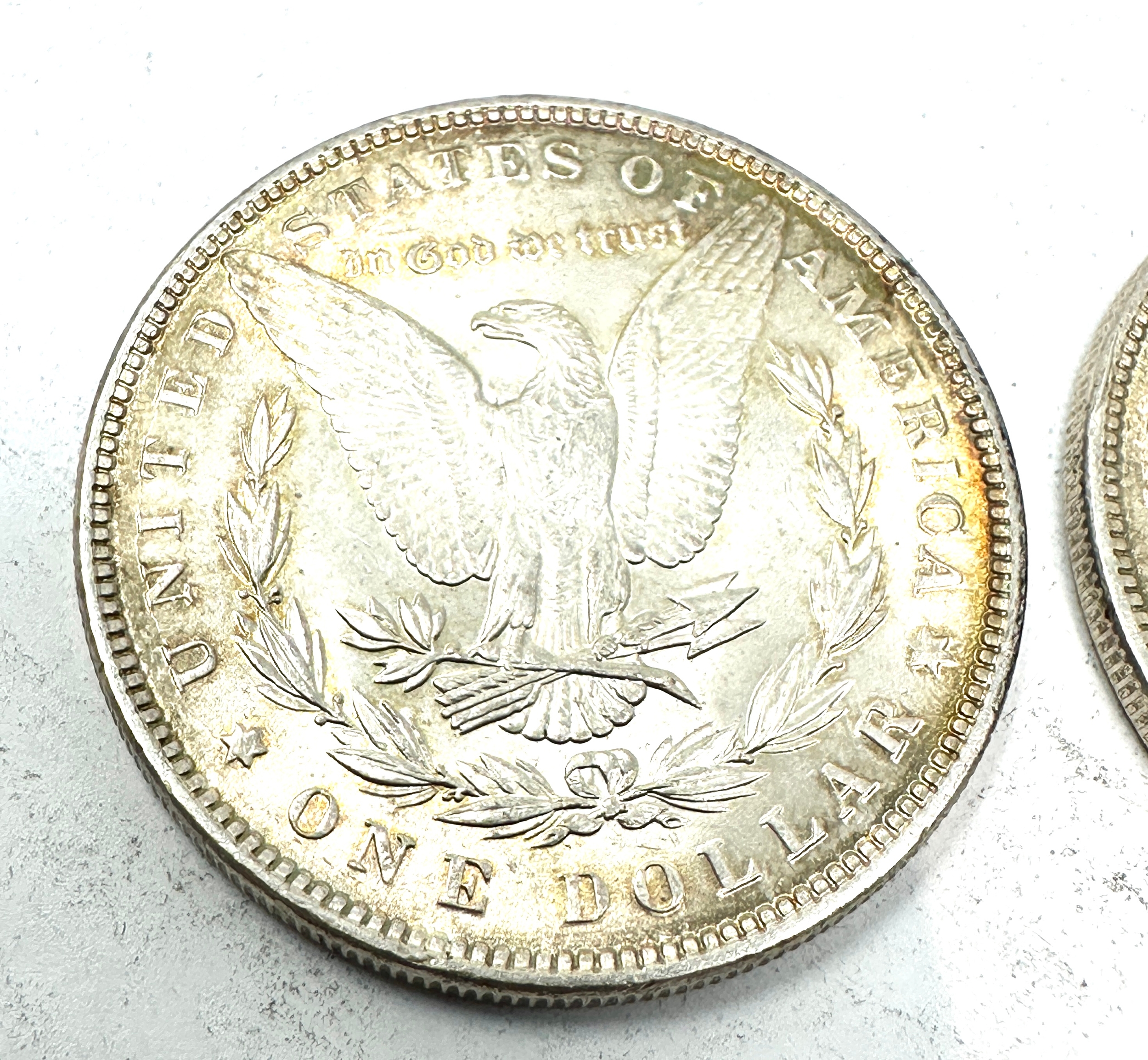 2 x 1886 morgan one dollar coins high grade - Image 5 of 6