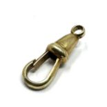 14ct gold watch chain dog clip weight 1.2g hallmarked 585