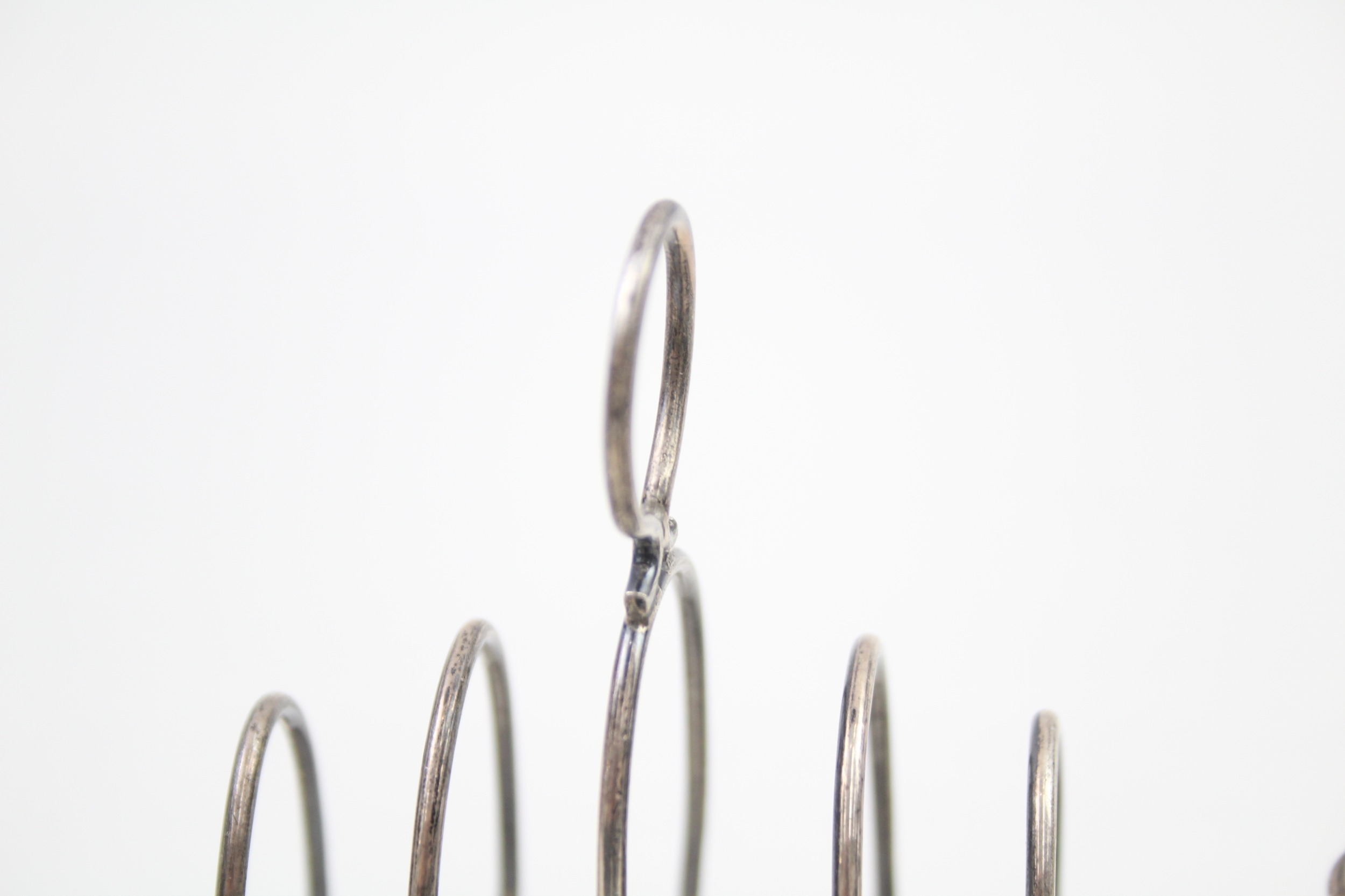 3 x .925 sterling toast rack & pepperettes - Image 5 of 7