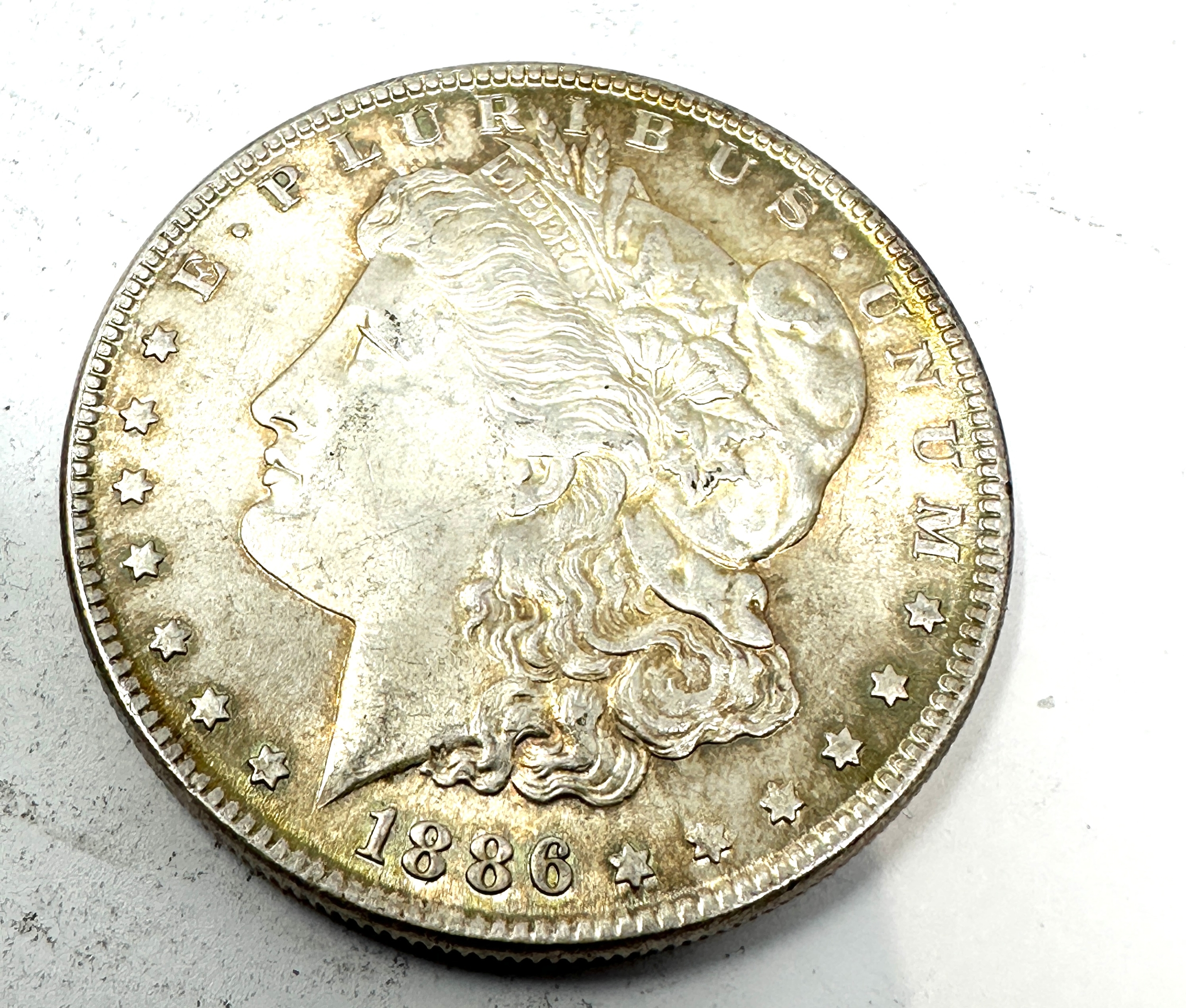 2 x 1886 morgan one dollar coins high grade - Image 3 of 6