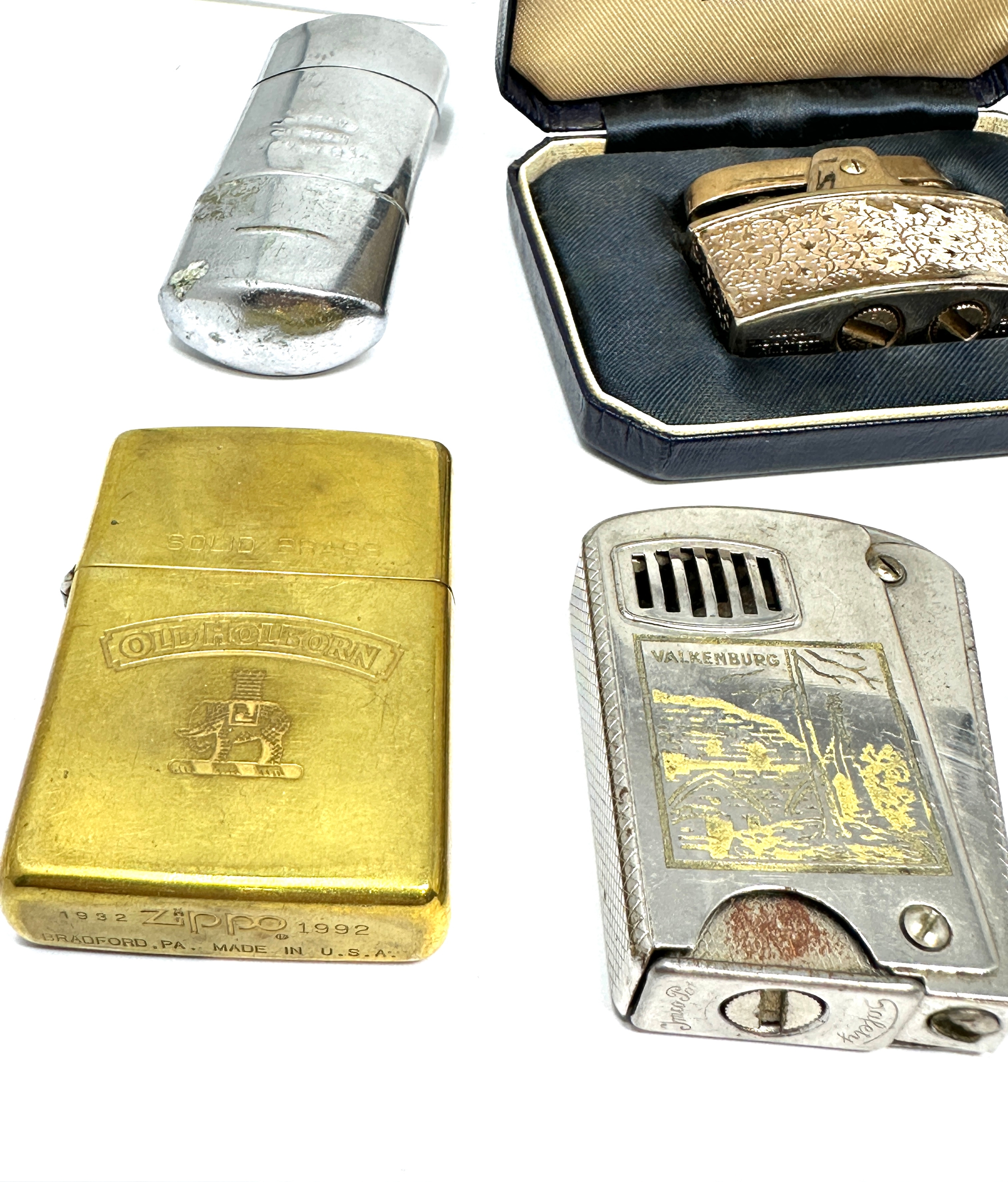 Collection of vintage cigarette lighters includes zippo etc - Image 2 of 4