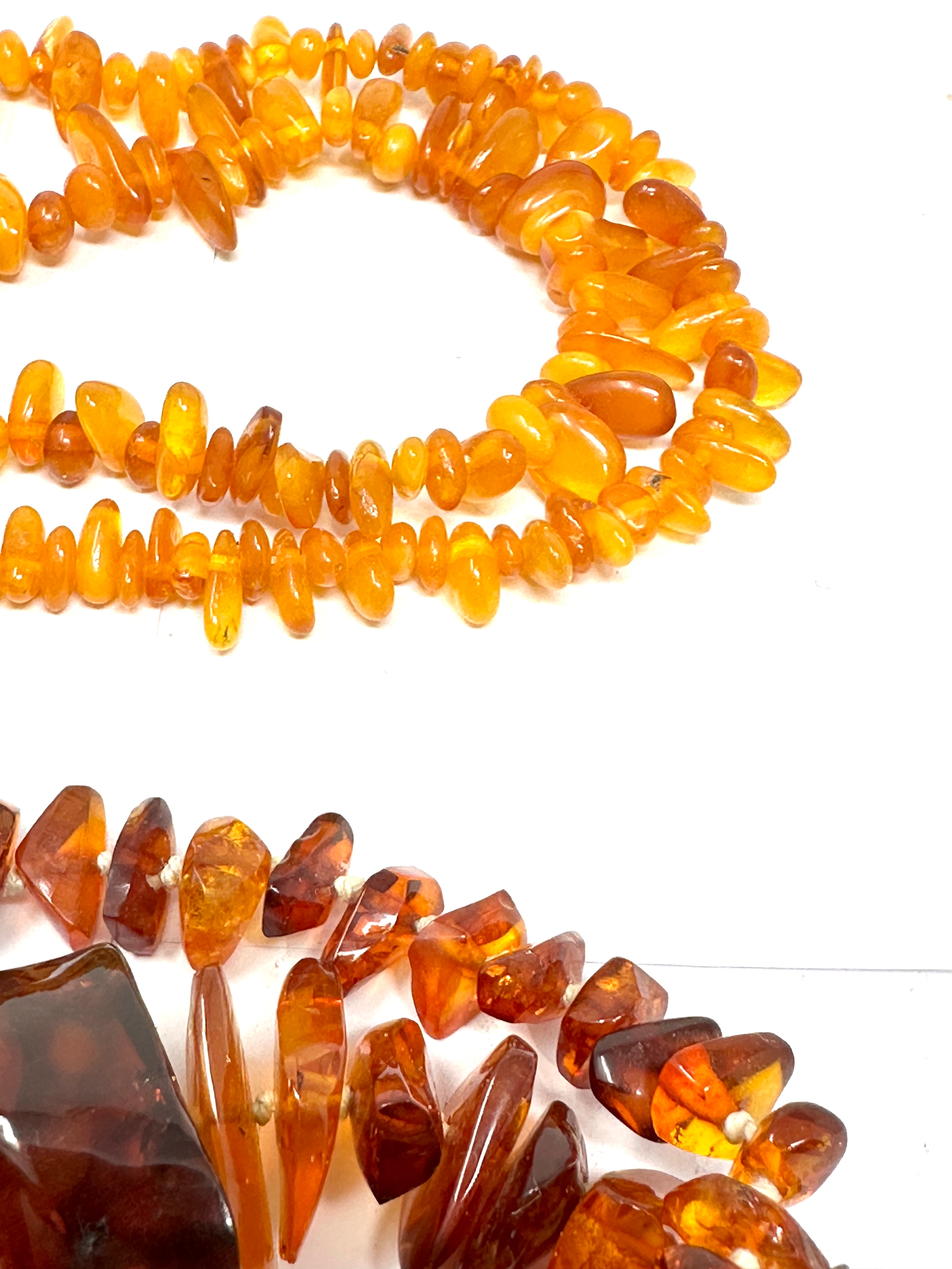 Amber jewellery necklaces weight 104g - Image 4 of 4