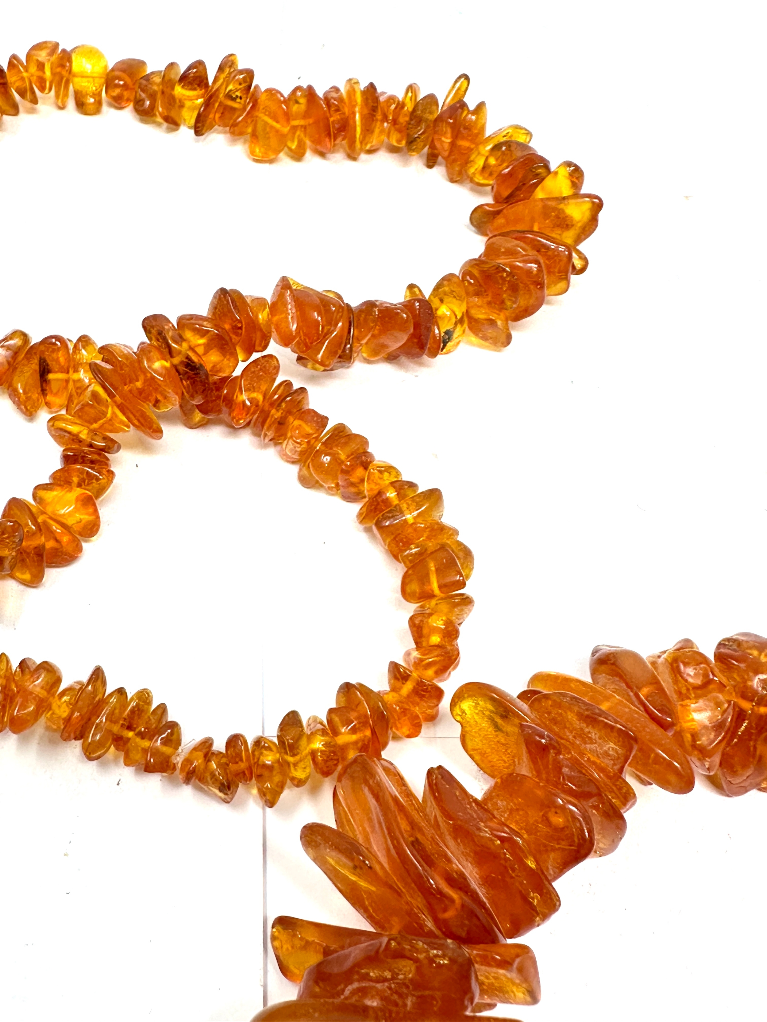 Amber jewellery necklaces weight 159g - Image 5 of 6