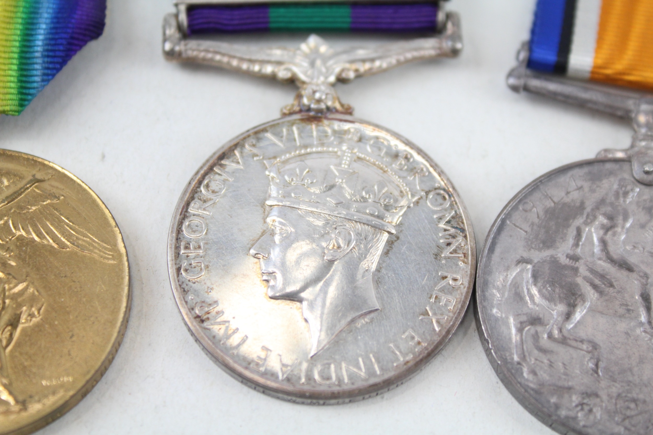 Victorian WW1 GV.I Medal Group Named Vol Long Service 2277 Pte. J. Meredith - Image 4 of 6