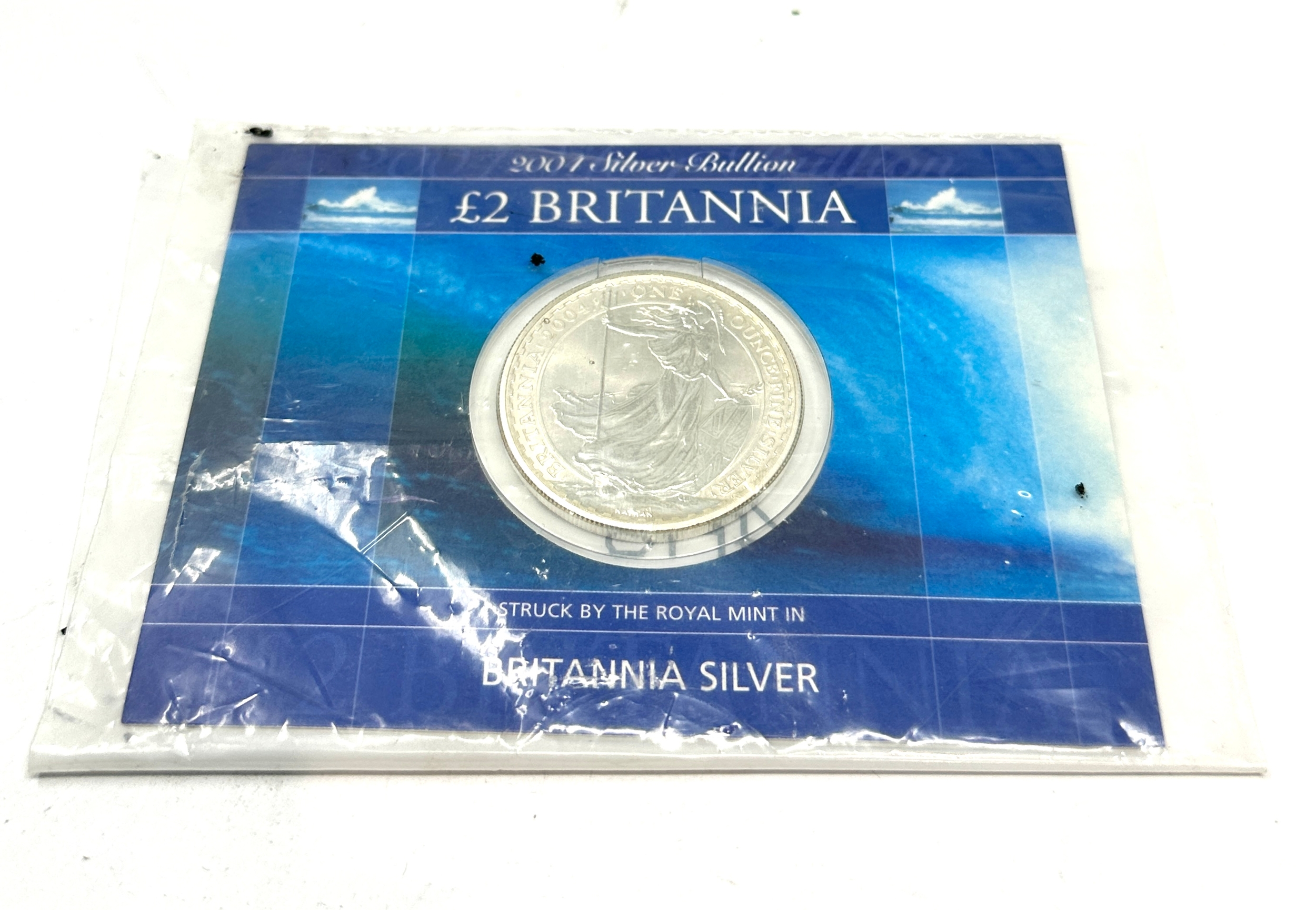 2004 Silver £2 Britannia In Original Royal Mint Sleeve Coin Sealed 1oz