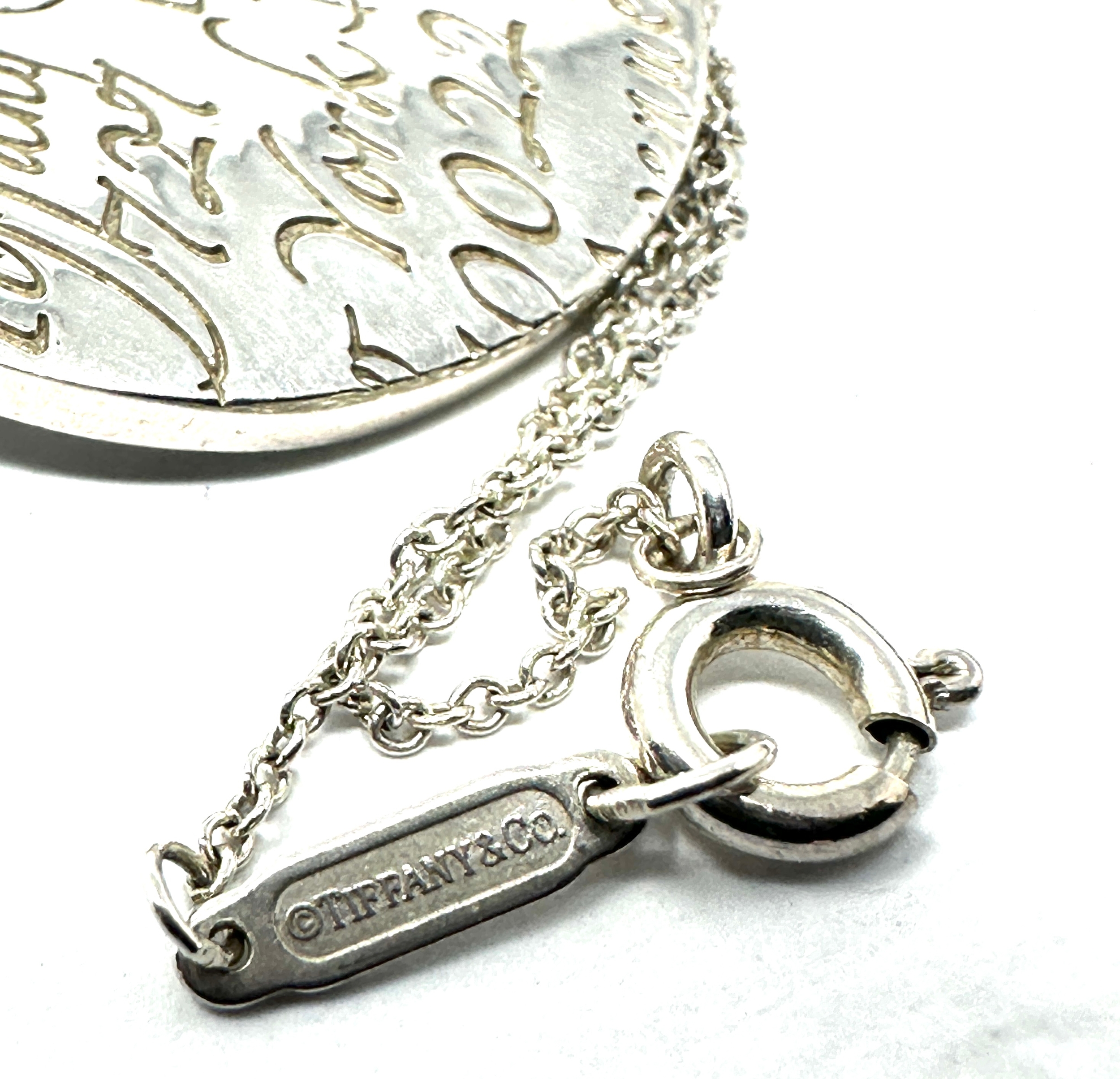 TIFFANY & CO. Notes Round Pendant Necklace - Image 3 of 4