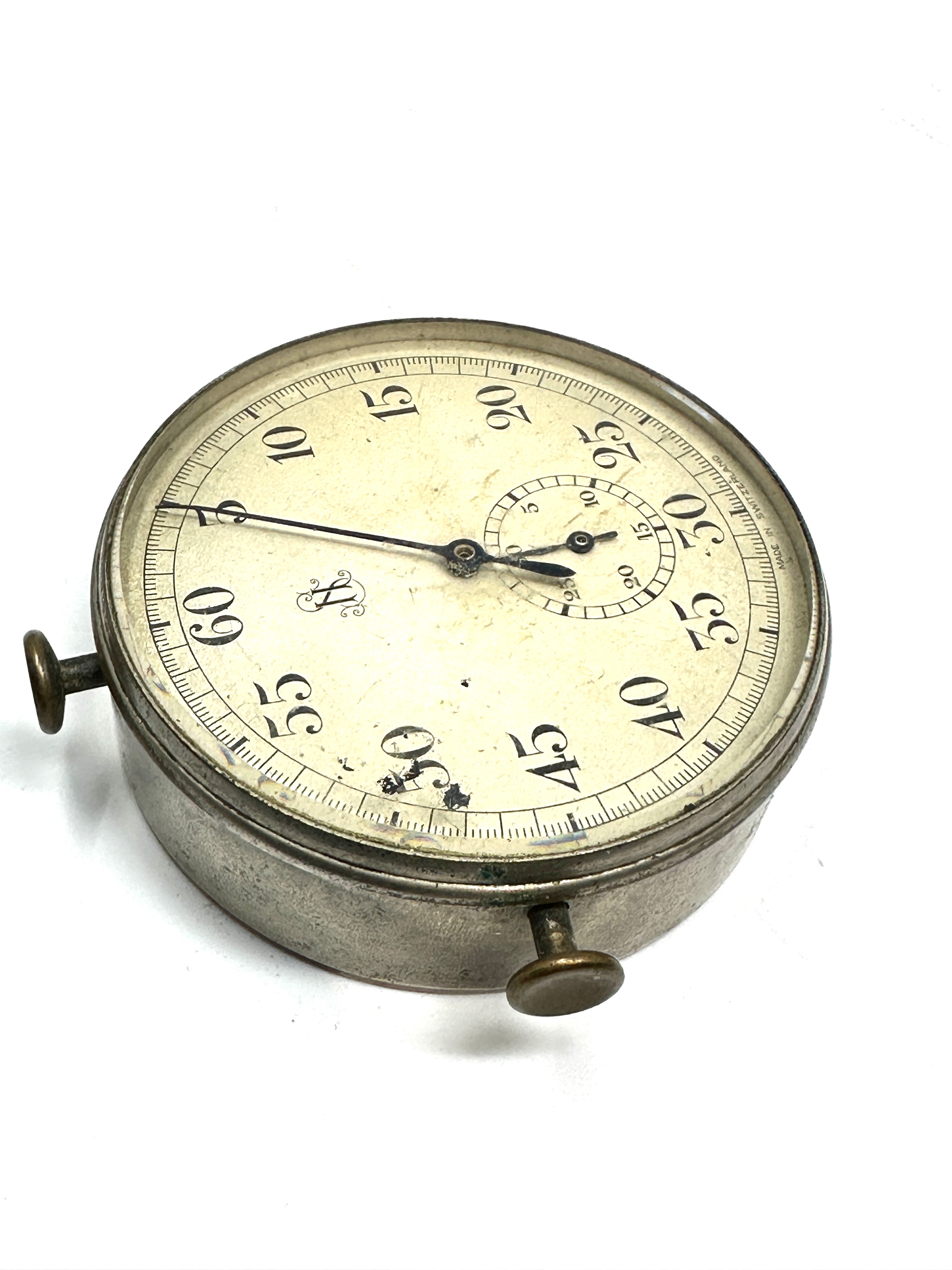 large vintage centre second stopwatch the watch winds and is in working order - Image 2 of 3