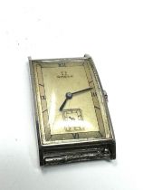 Early 1930s Vintage gents omega steel wristwatch the watch is ticking