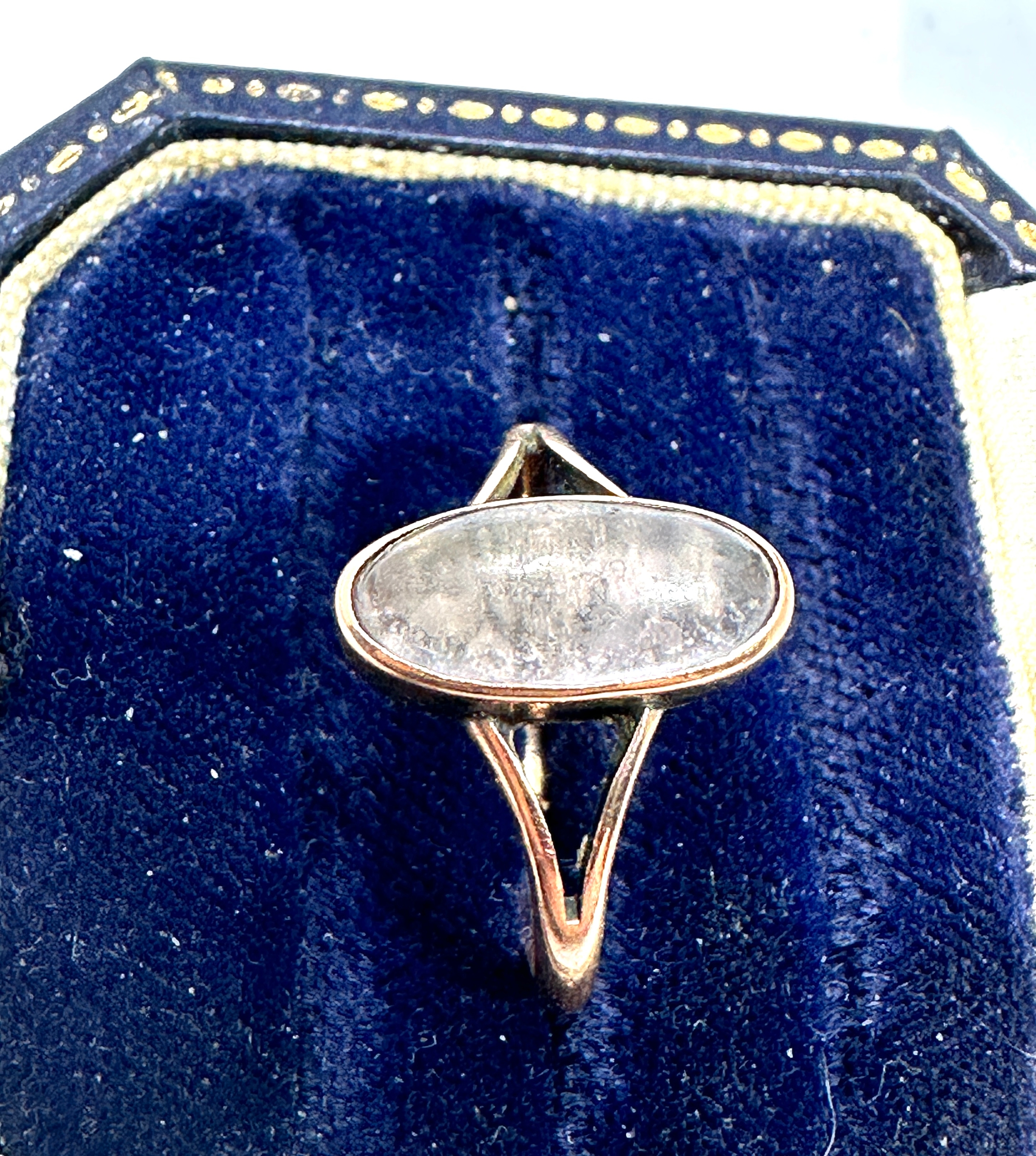 Antique moonstone ring weight 1.8g - Image 3 of 4