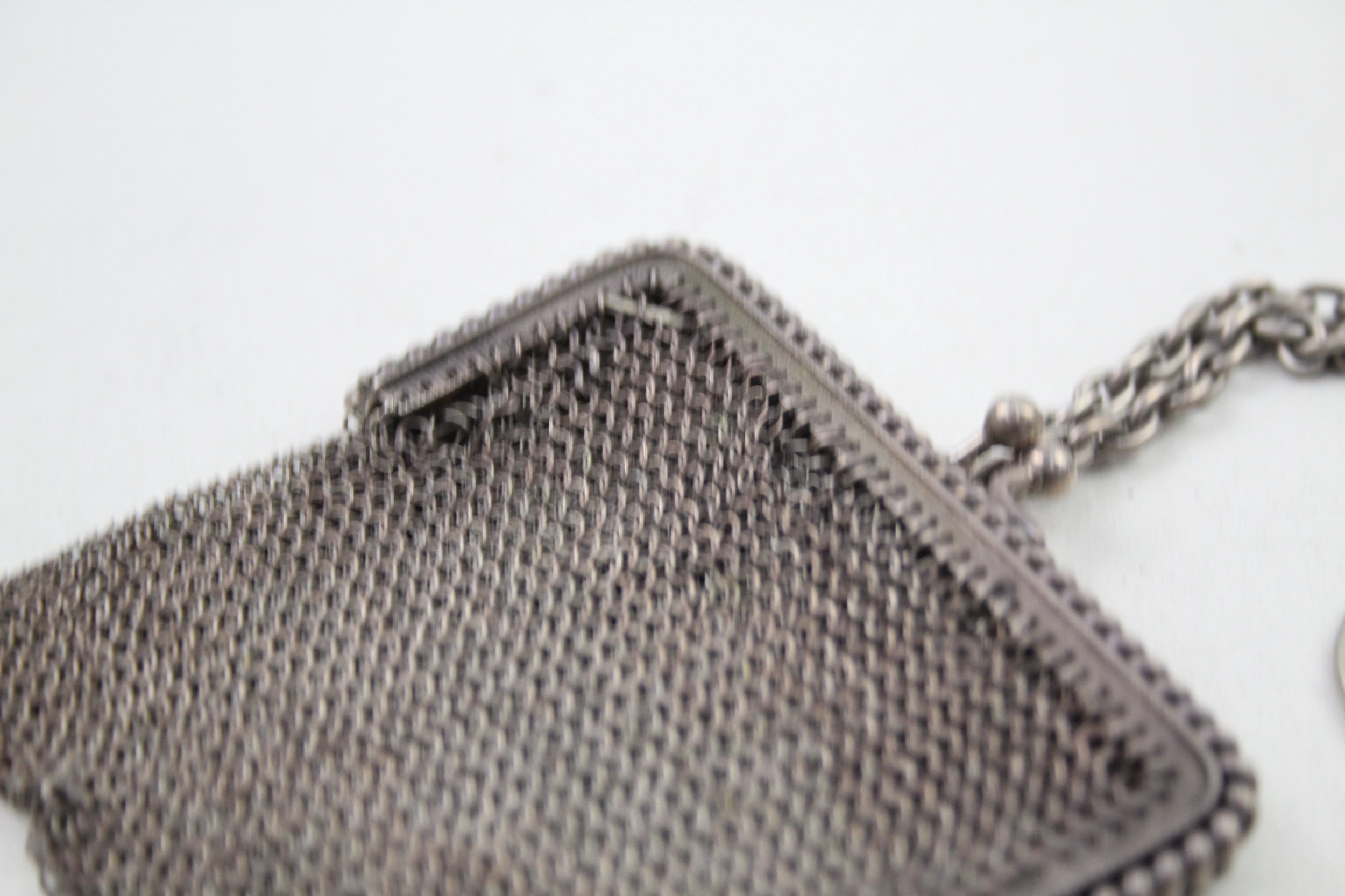 .930 silver chainmail purse / bag - Image 3 of 6