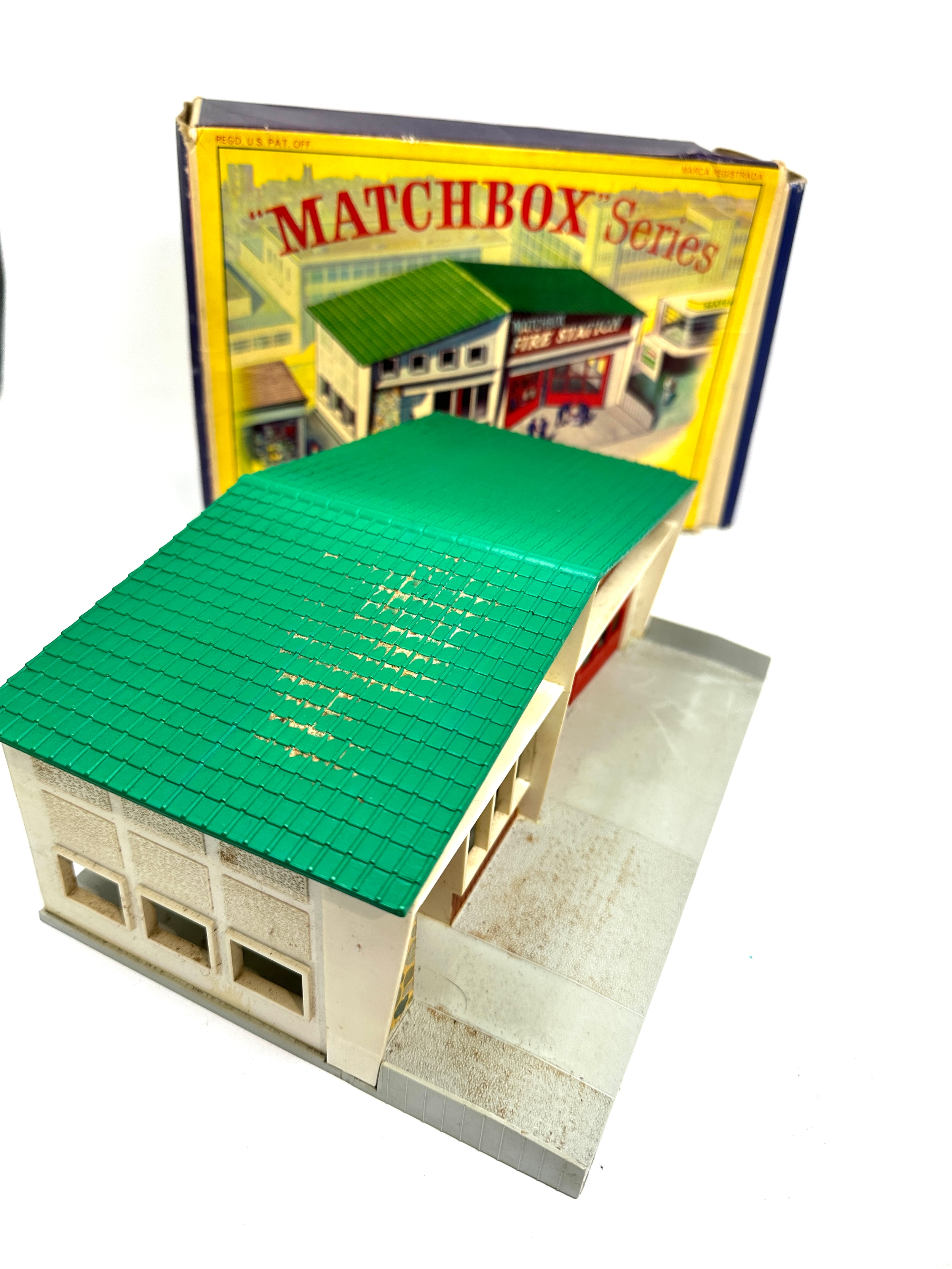 Original boxed Matchbox series MF-1 Fire Station - Image 3 of 4