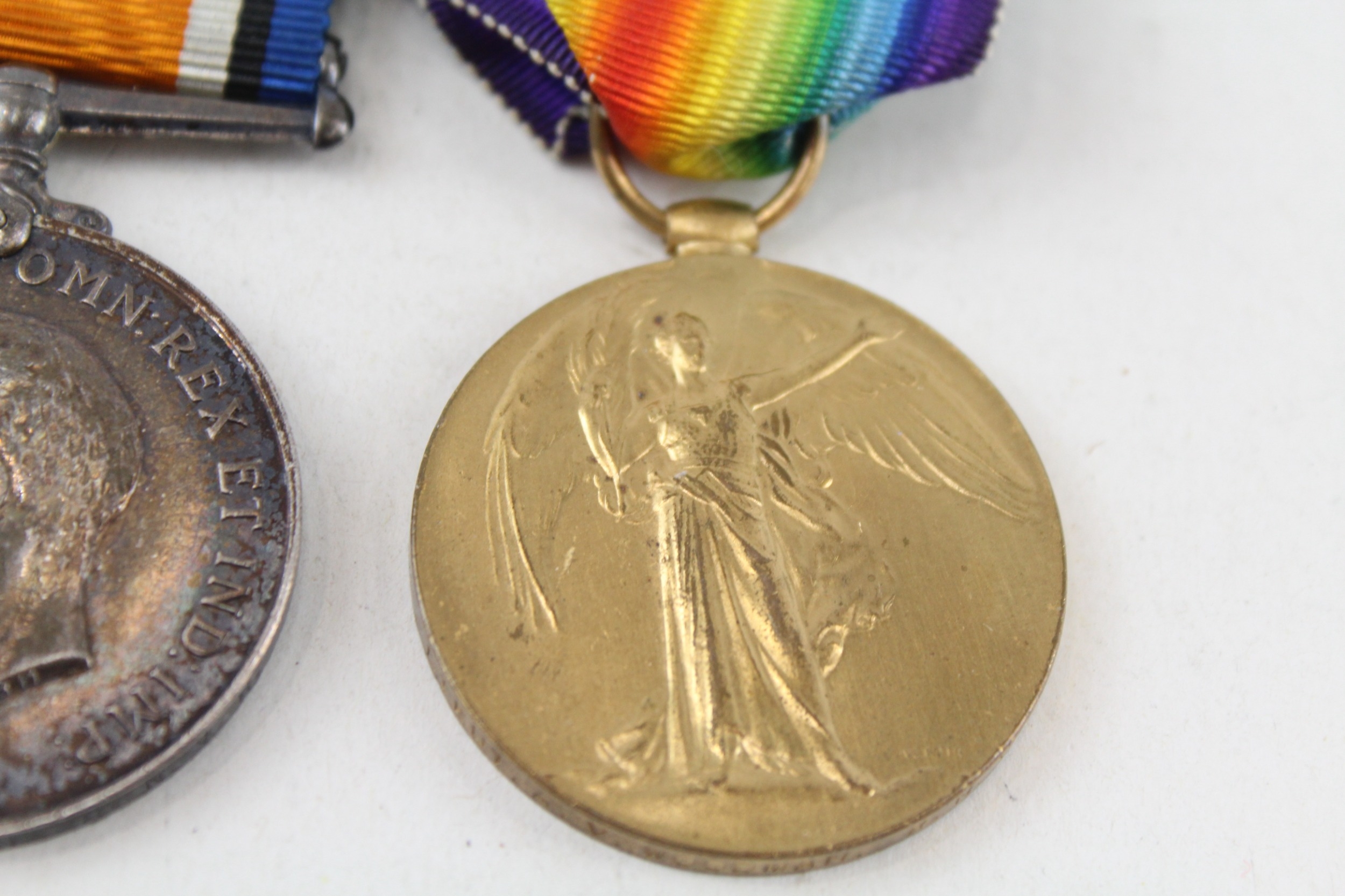 WW1 Mounted Medal Pair Officer Named Lieut. A.V Woodman R.N.V.R - Image 3 of 4