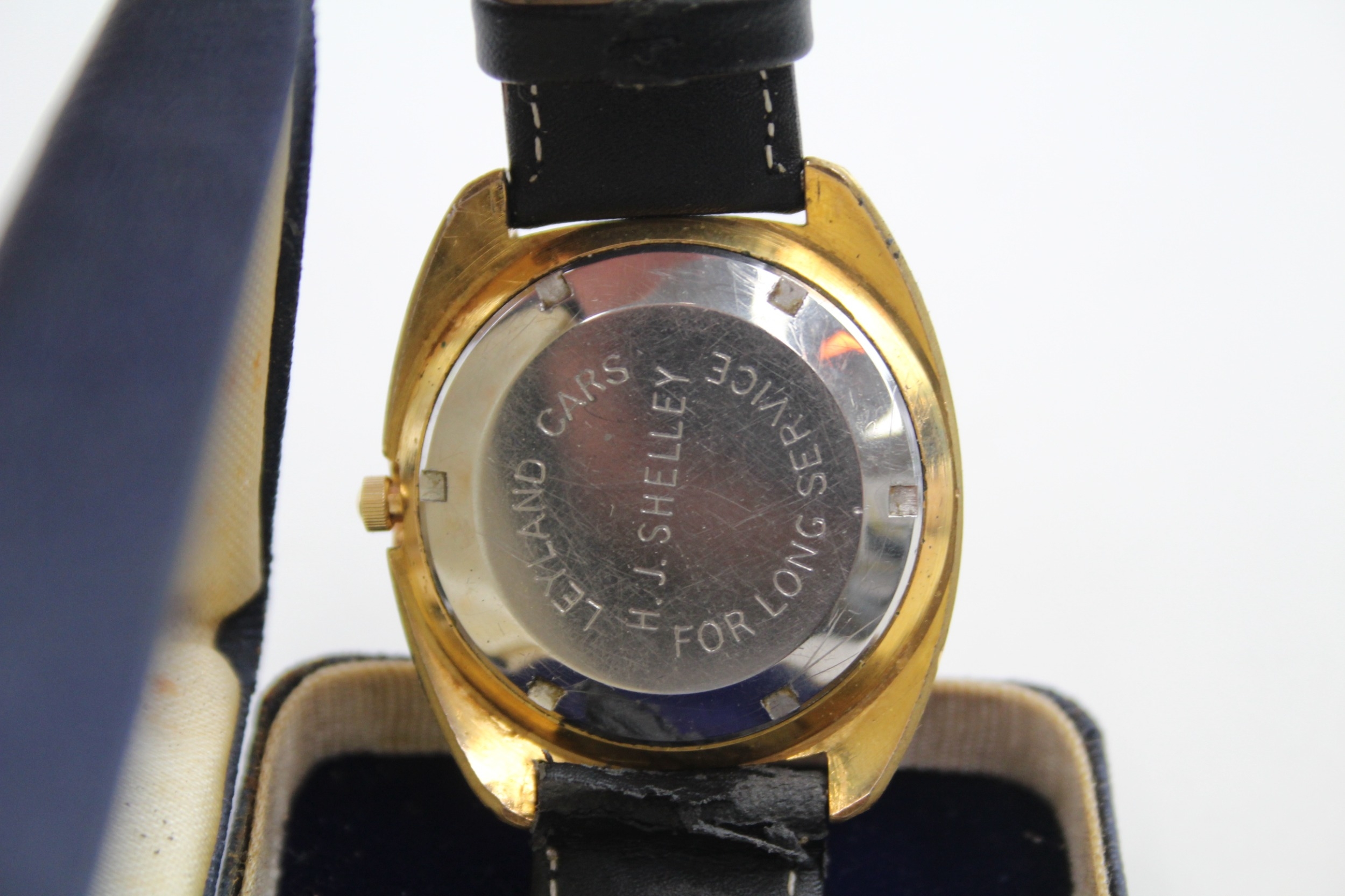 Mens Garrard Gold Tone Wristwatch Automatic WORKING - Image 5 of 7