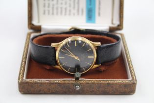 Mens Smiths De Luxe Gold Tone Wristwatch Hand Wind WORKING