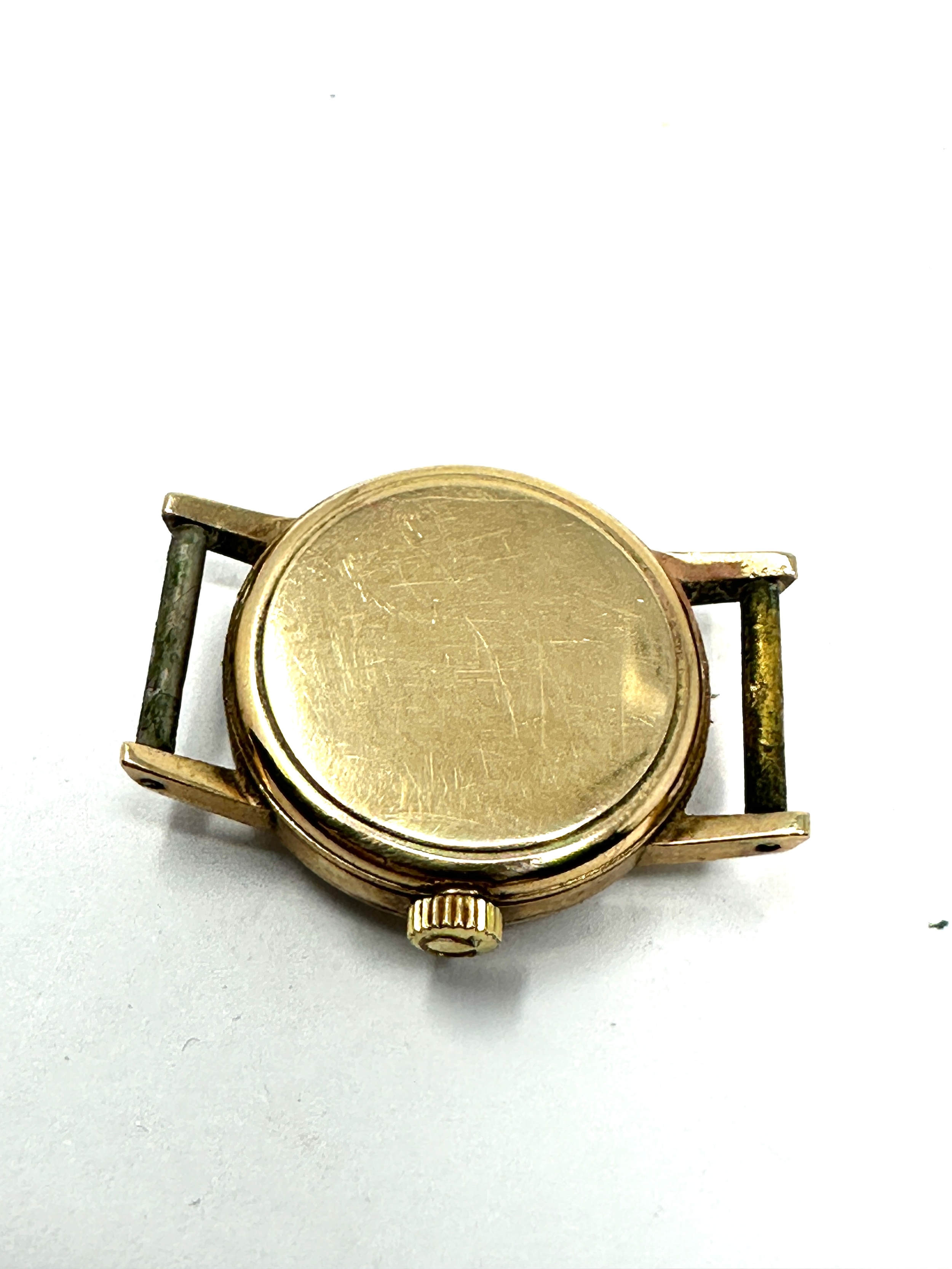 9ct gold ladies omega wristwatch the watch is ticking - Image 3 of 3