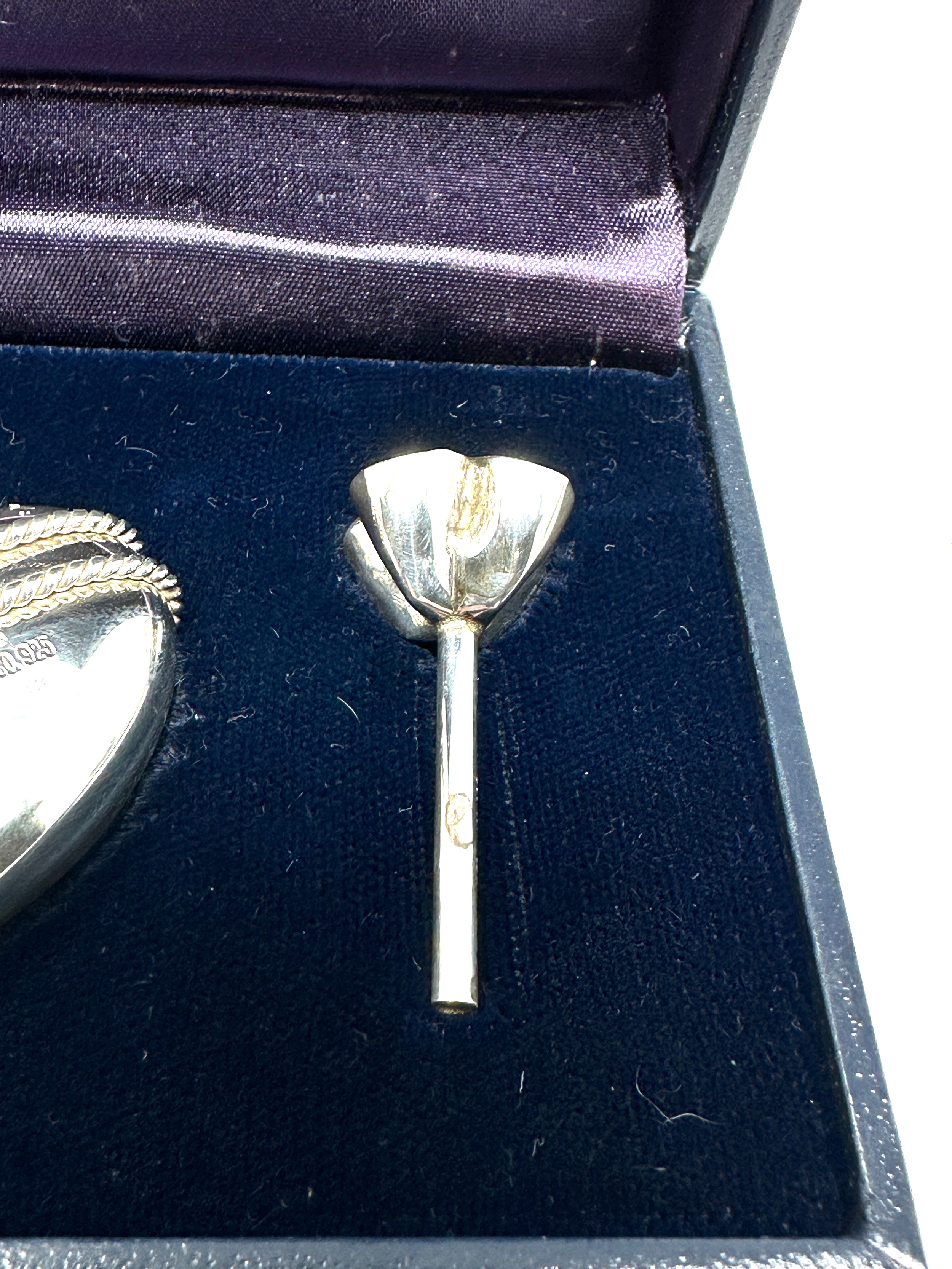 TIFFANY & CO. Stamped .925 Sterling Silver Heart Scent Bottle & filler in boxl Box 24g - Image 3 of 6