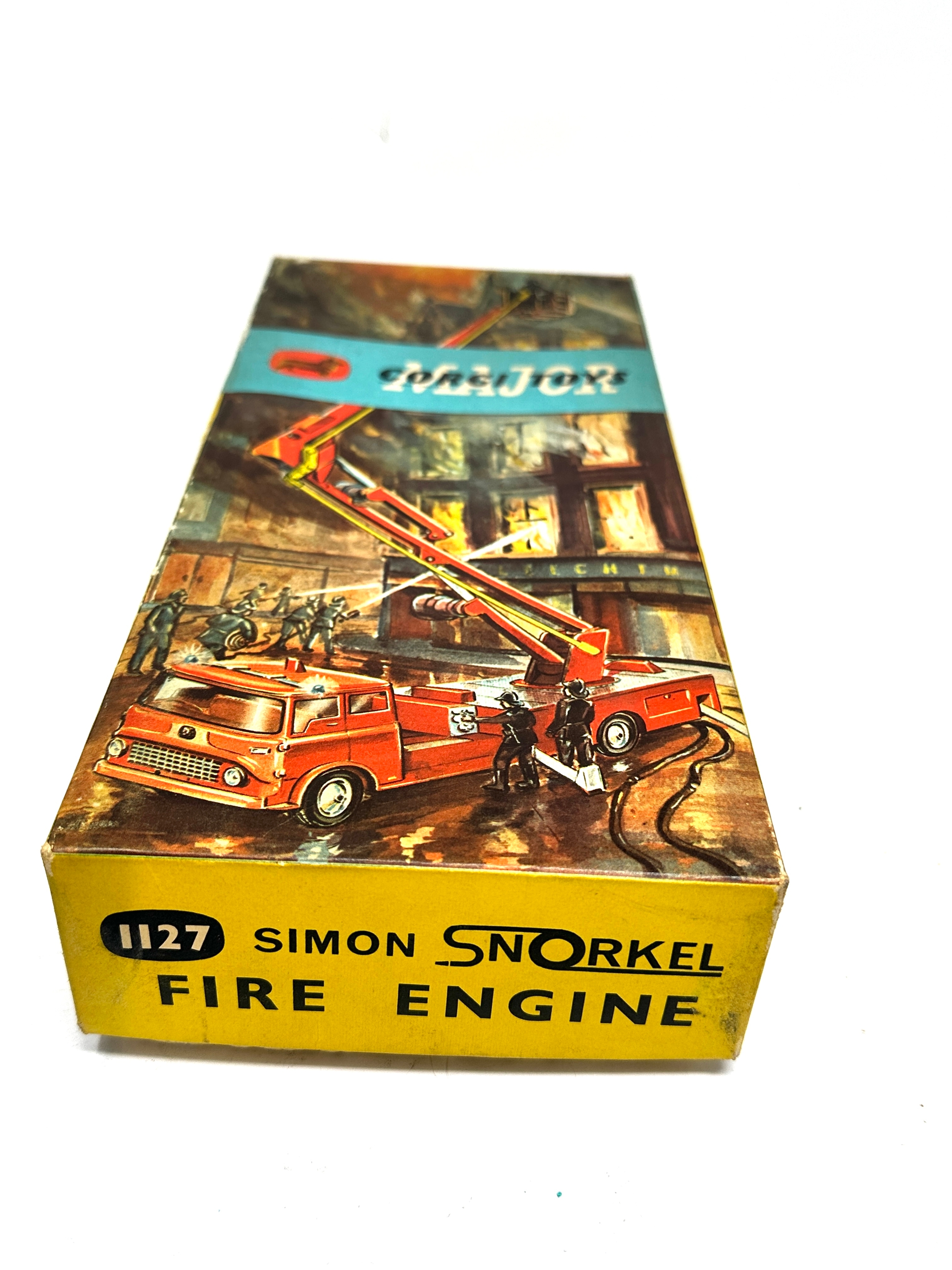 Corgi 1127 Simon Snorkel Fire Engine In Original Box - Near Mint Vintage 1960s - Image 4 of 4