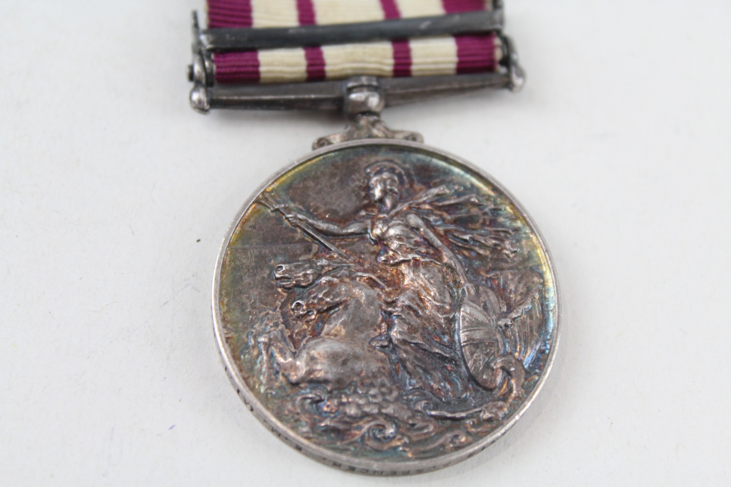 ER.II N.G.S Medal Near East Named L/SFX864312 A. Spencer E.M(A)I. R.N - Image 5 of 8