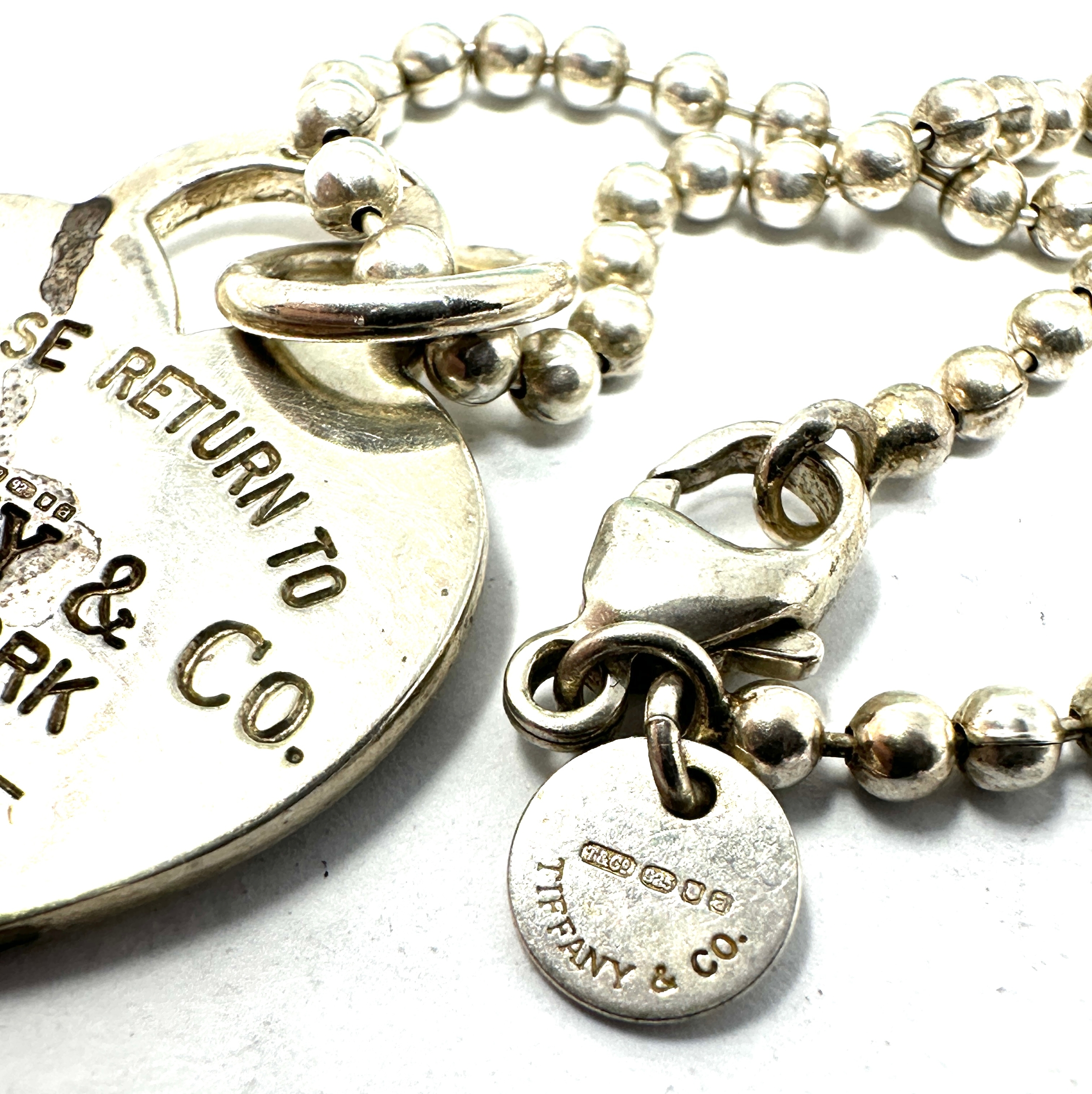 Boxed "Tiffany & Co. Return to Tiffany Silver 925 Necklace - Image 3 of 4