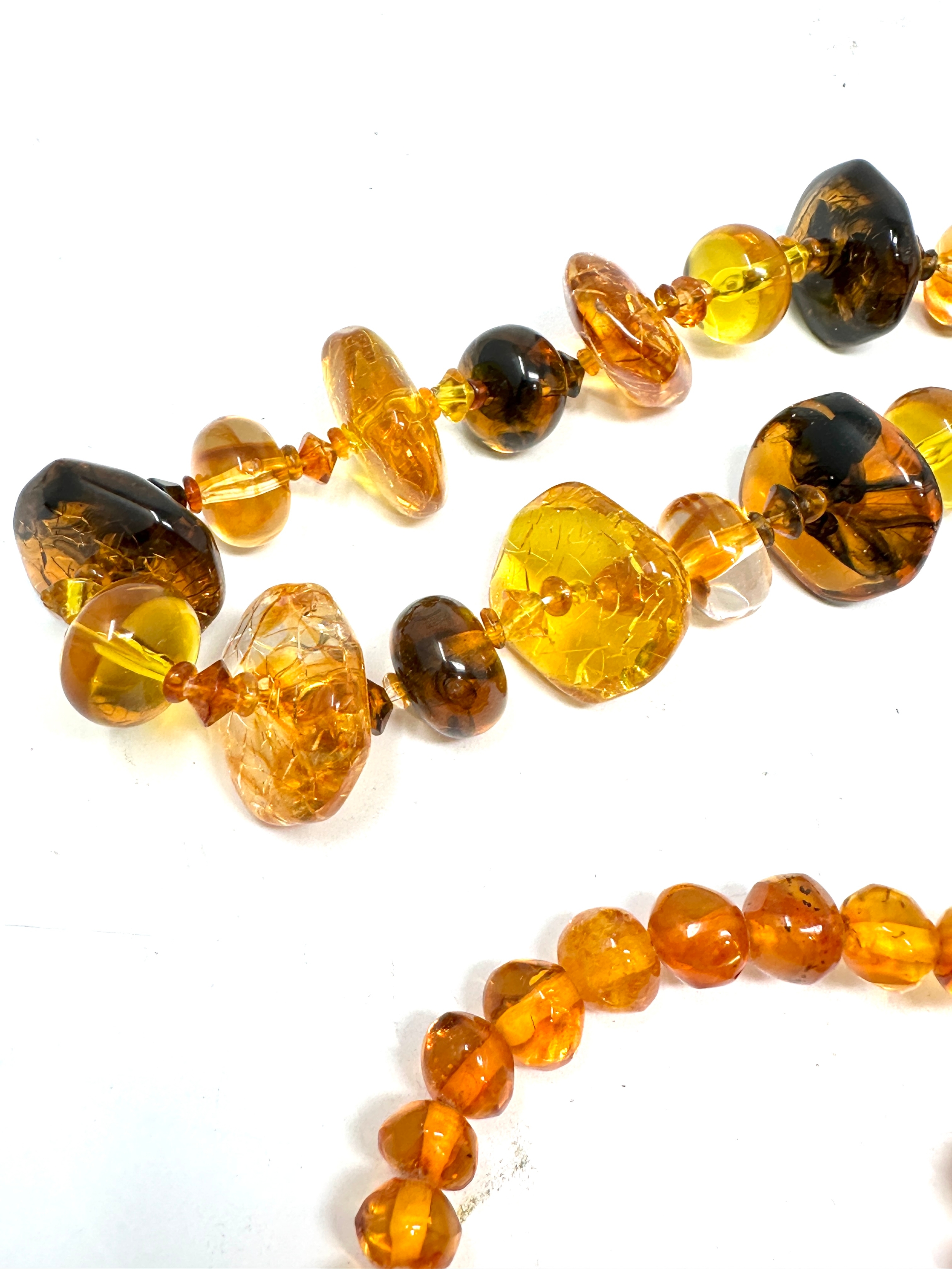 amber jewellery necklaces weight 159g - Image 3 of 4