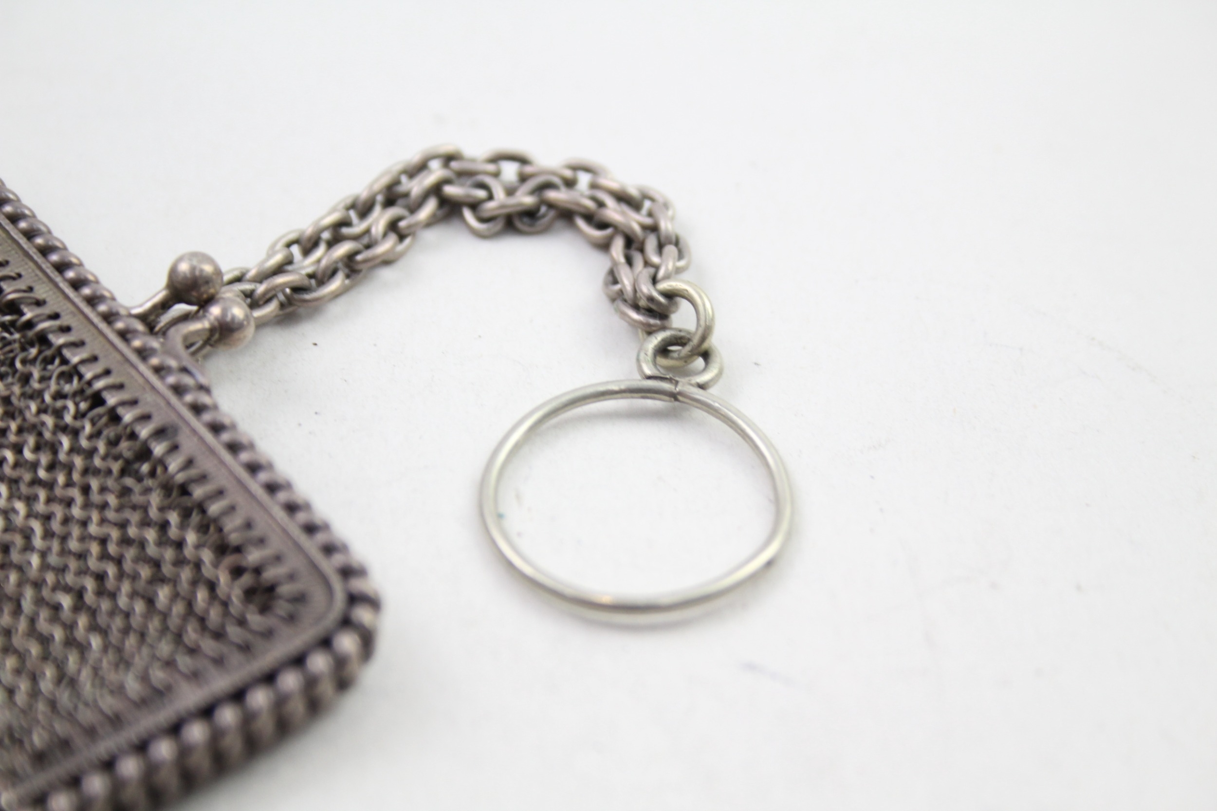 .930 silver chainmail purse / bag - Image 5 of 6