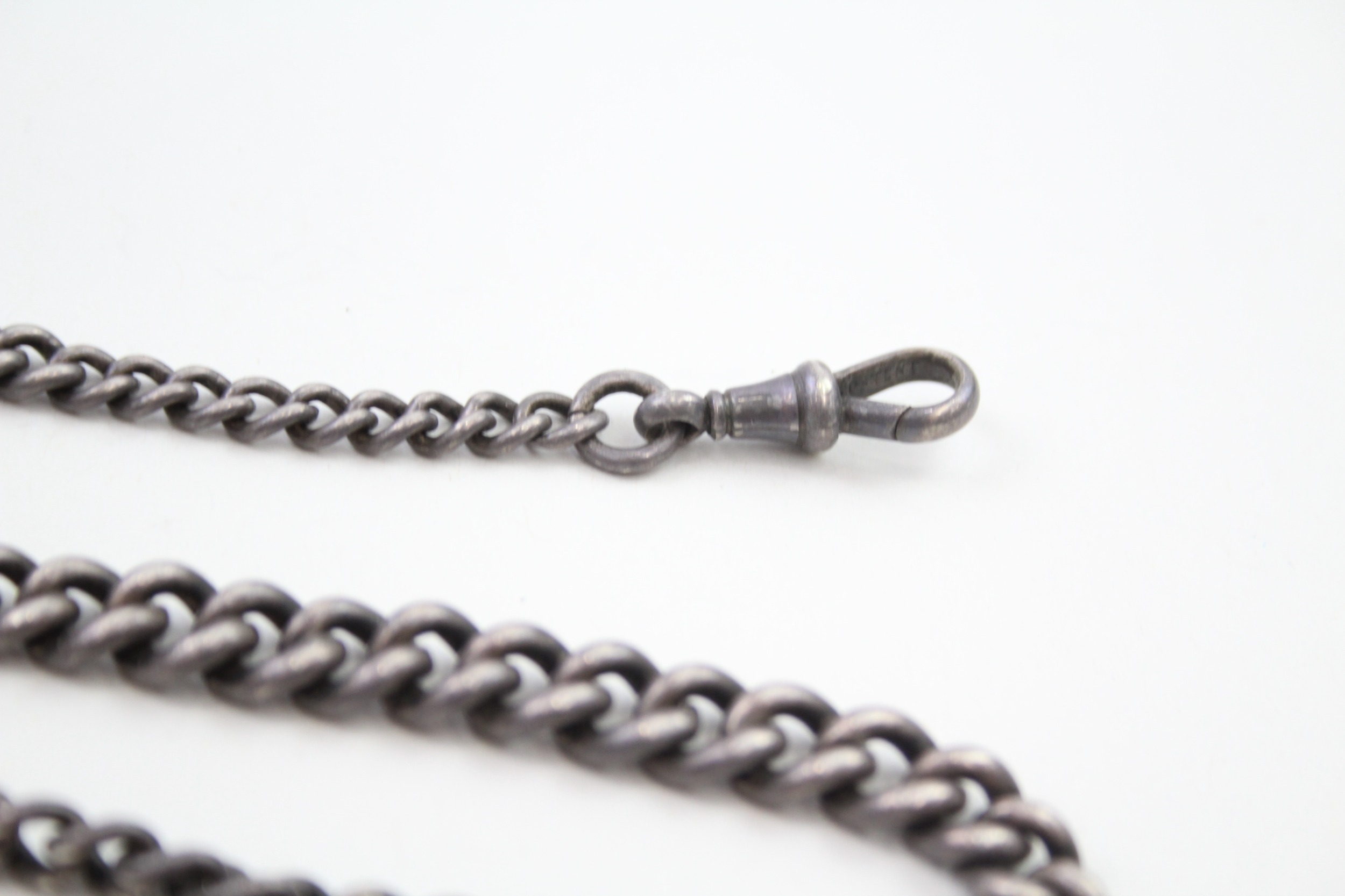 A silver Albert watch chain (43g) - Image 5 of 6